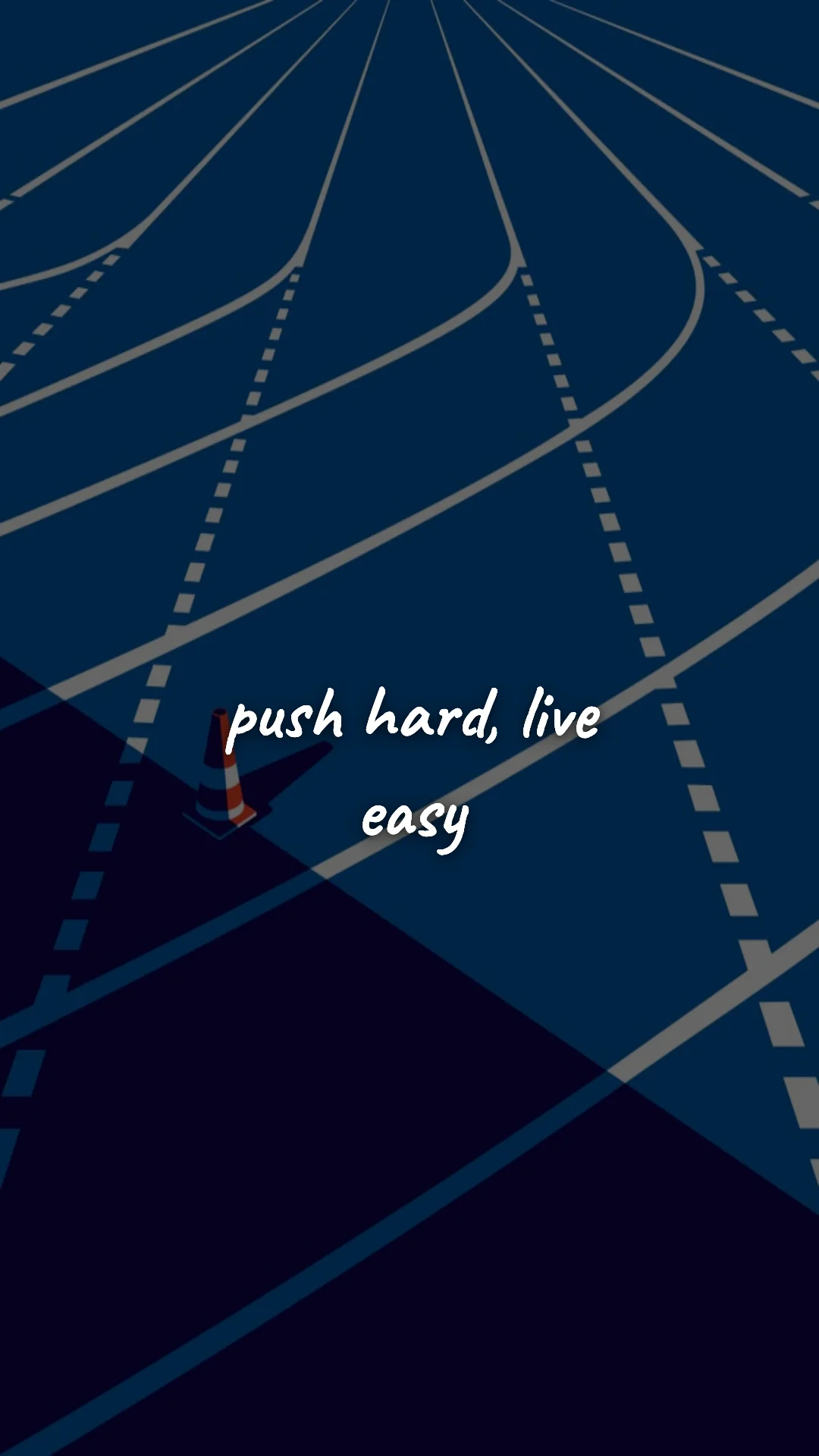 Push hard, live easy. — gym & fitness motivation wallpaper