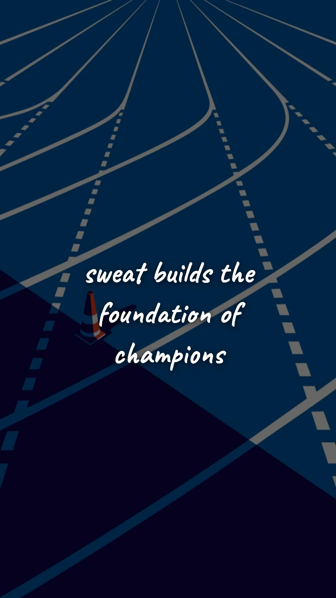 Sweat builds the foundation of champions. — gym & fitness motivation wallpaper