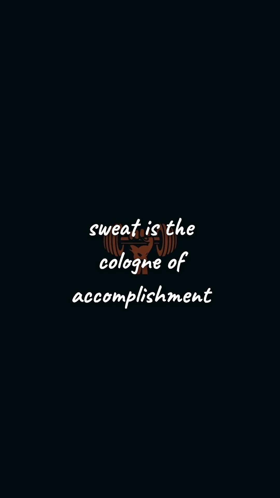 Sweat is the cologne of accomplishment. — gym & fitness motivation wallpaper