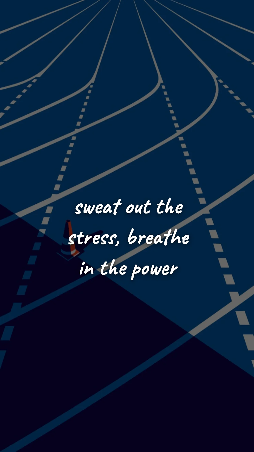 Sweat out the stress, breathe in the power. — gym & fitness motivation wallpaper