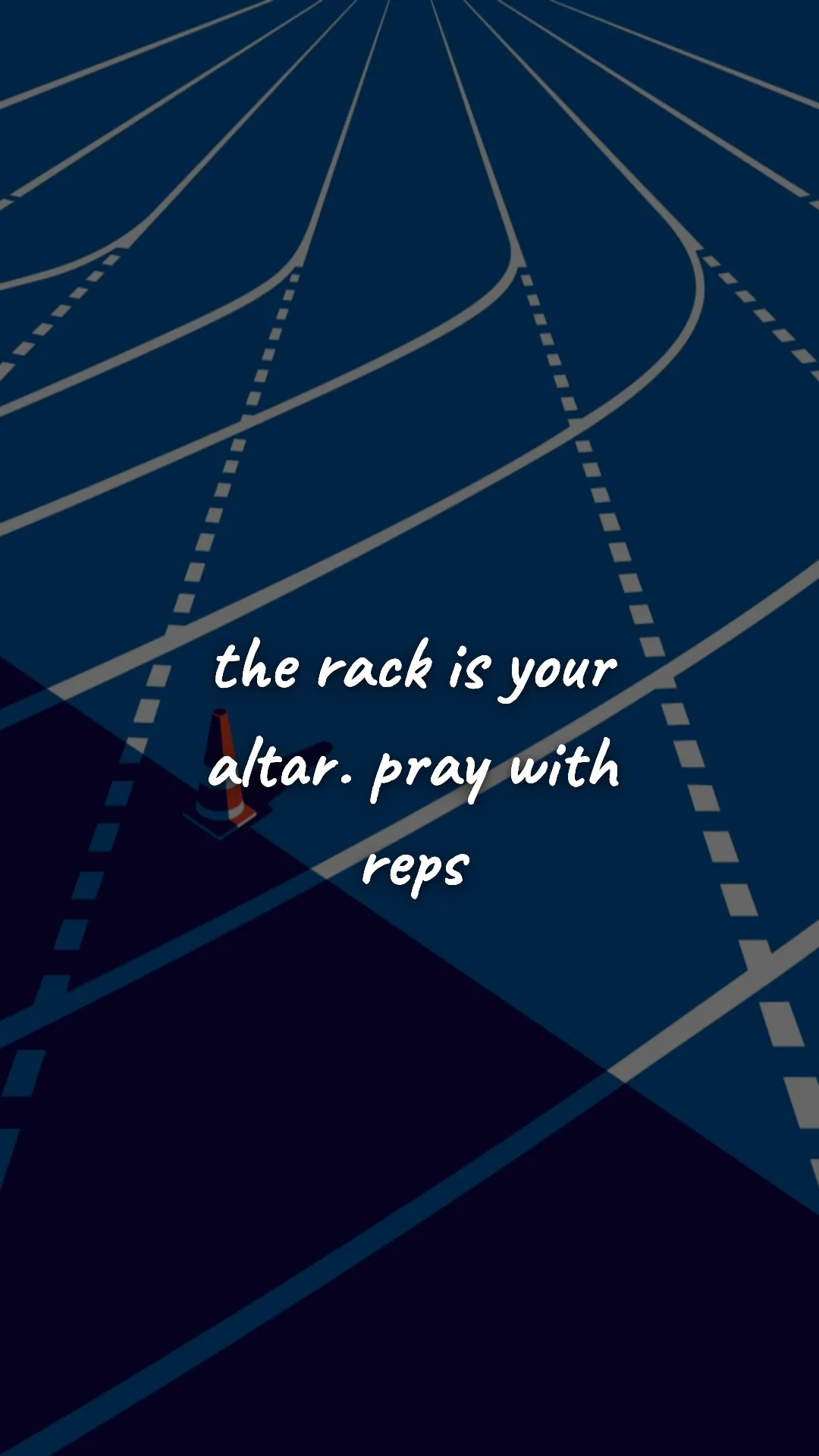 The rack is your altar. Pray with reps. — gym & fitness motivation wallpaper