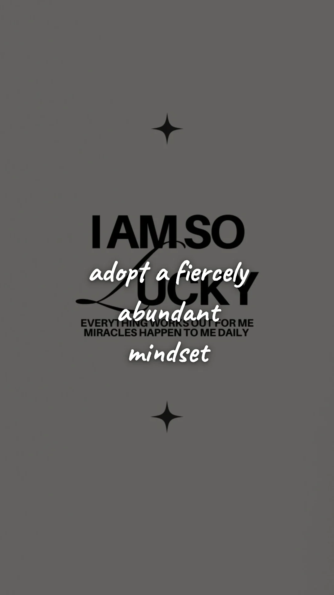 Adopt a fiercely abundant mindset. — manifestation & vision wallpaper