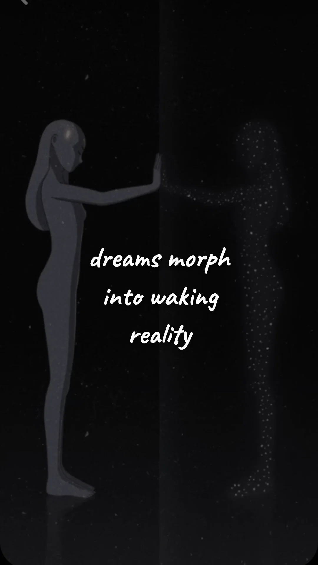Dreams morph into waking reality. — manifestation & vision wallpaper