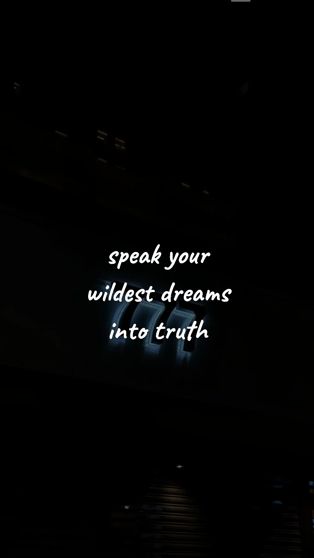 Speak your wildest dreams into truth. — manifestation & vision wallpaper