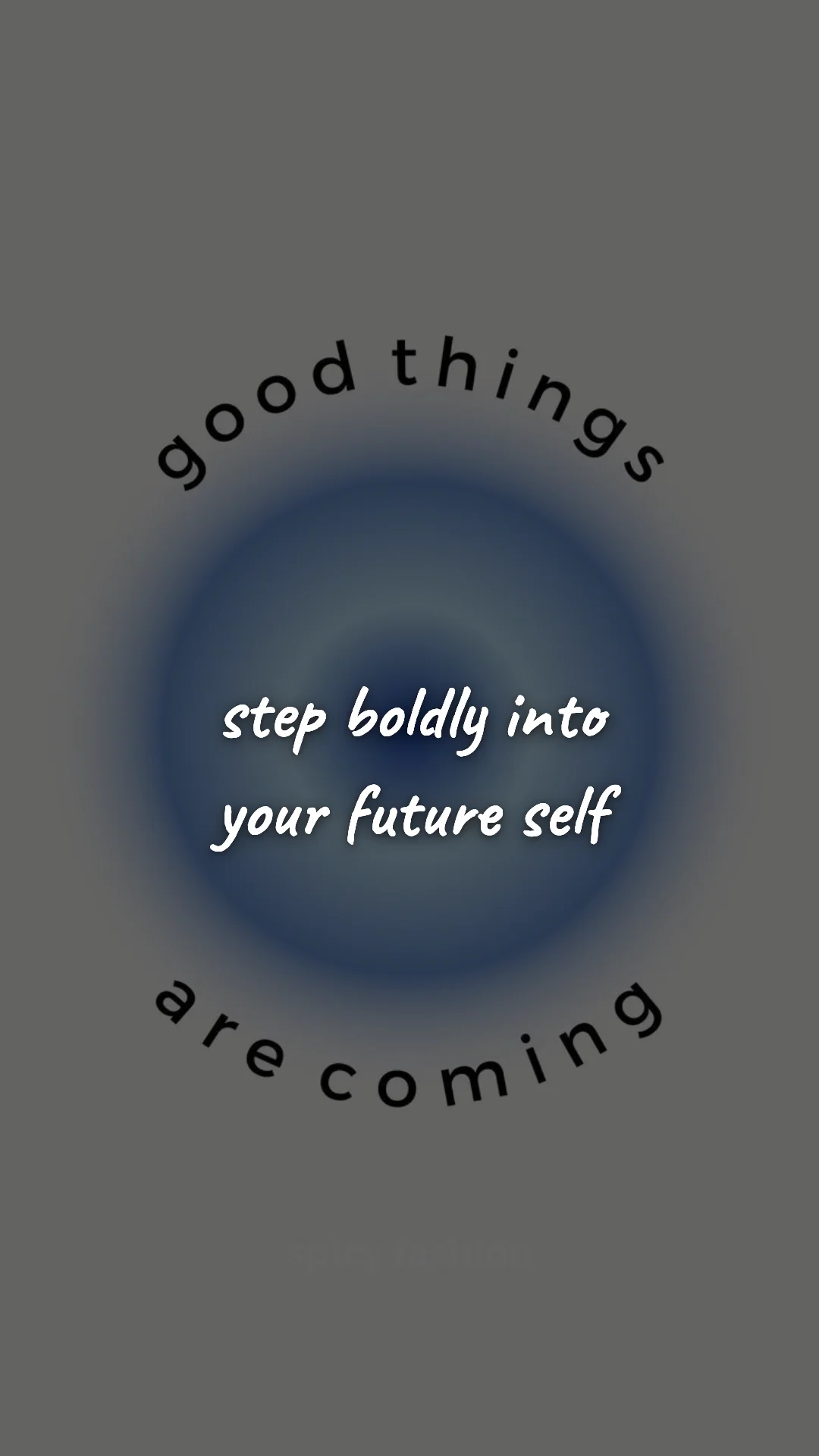 Step boldly into your future self. — manifestation & vision wallpaper