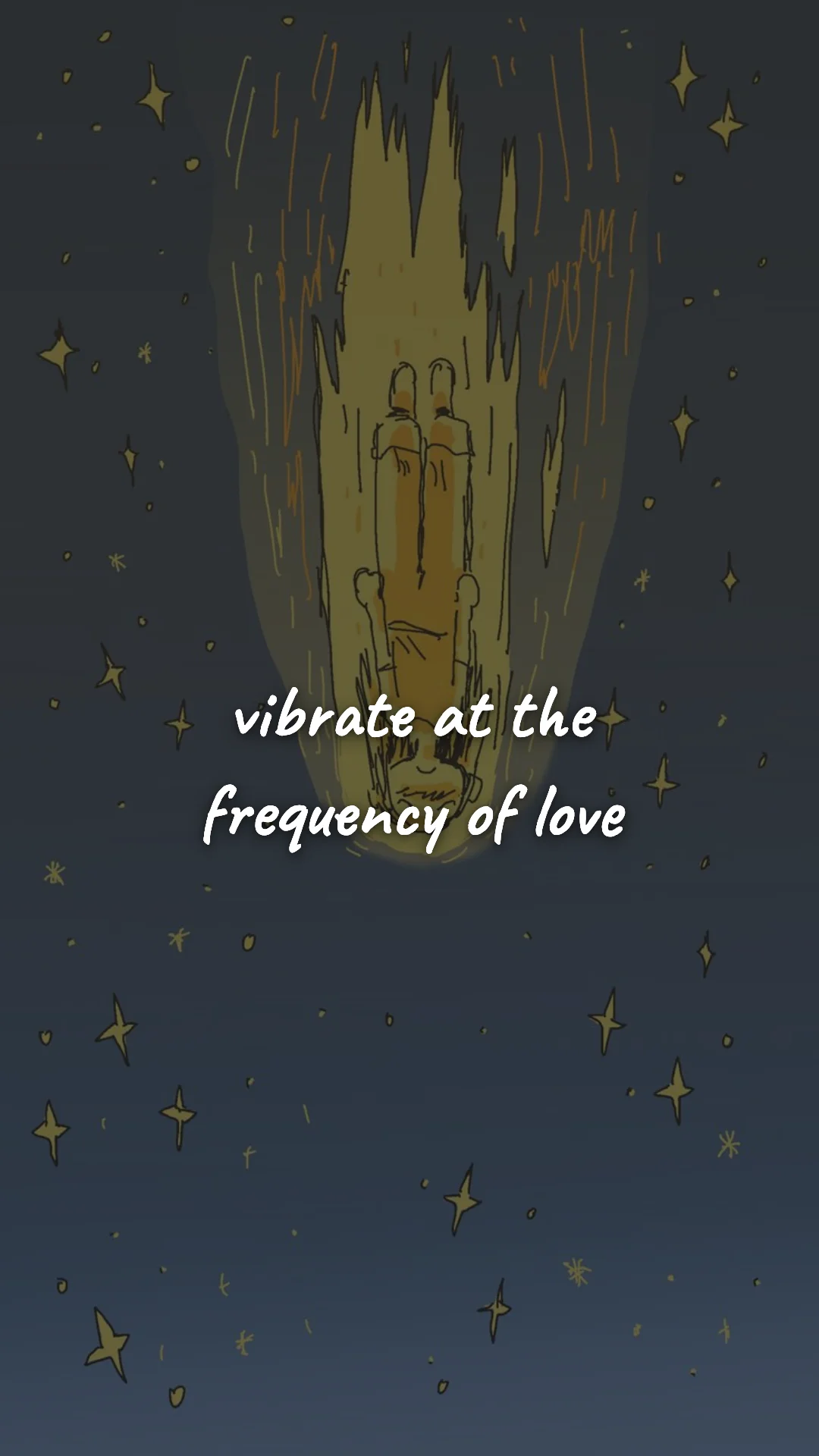 Vibrate at the frequency of love. — manifestation & vision wallpaper
