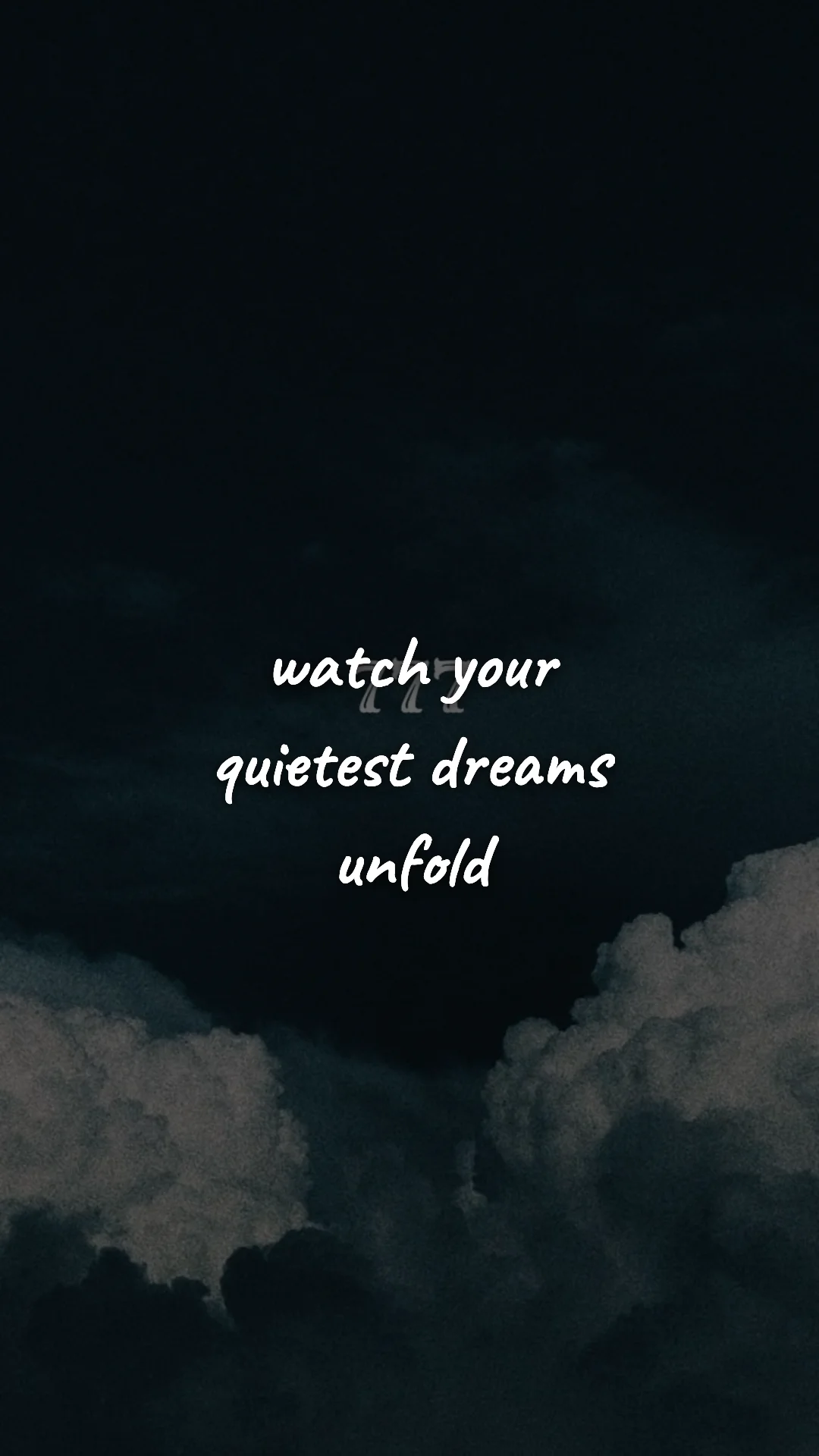 Watch your quietest dreams unfold. — manifestation & vision wallpaper