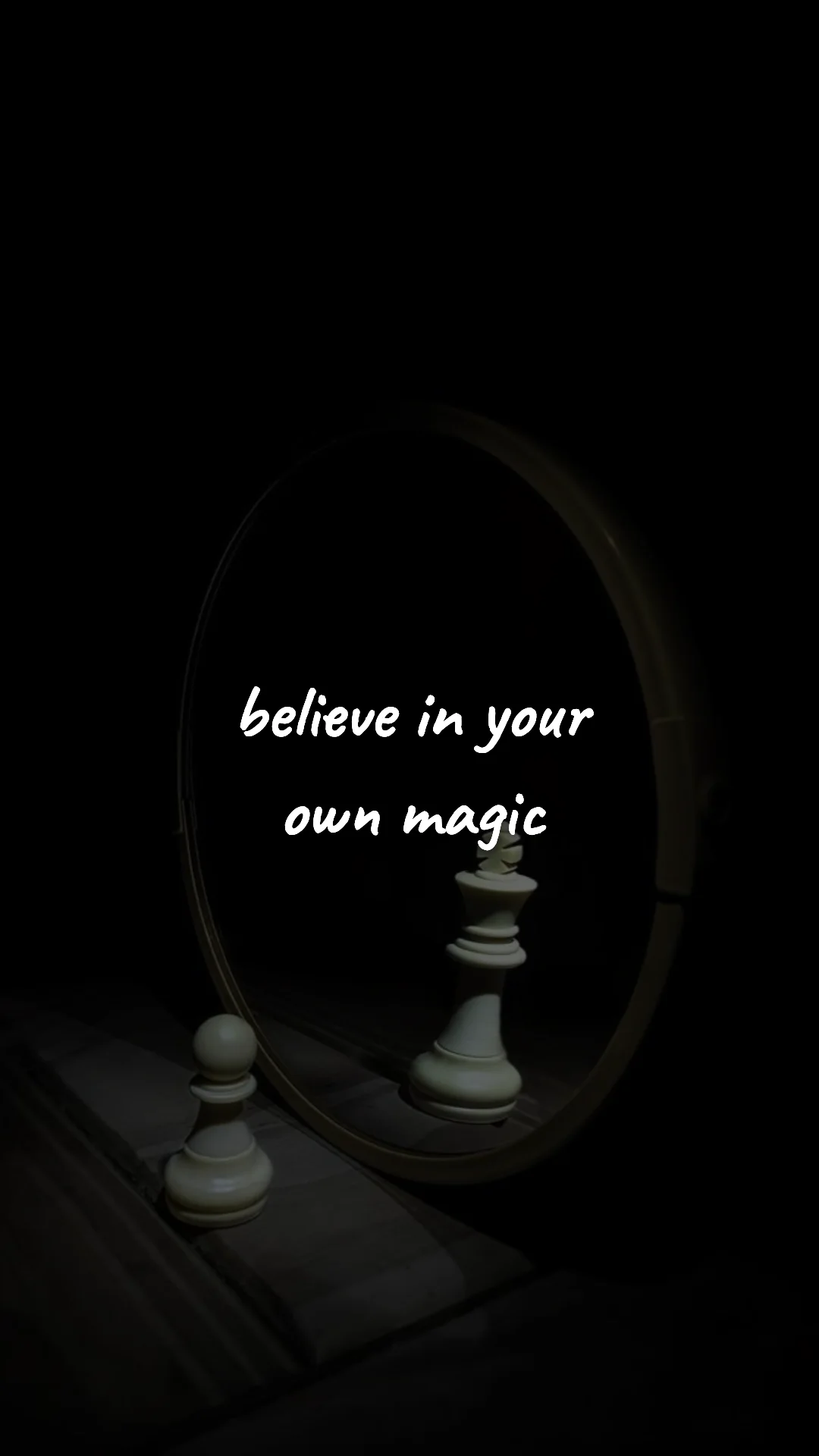 Believe in your own magic. — discipline & self-growth wallpaper