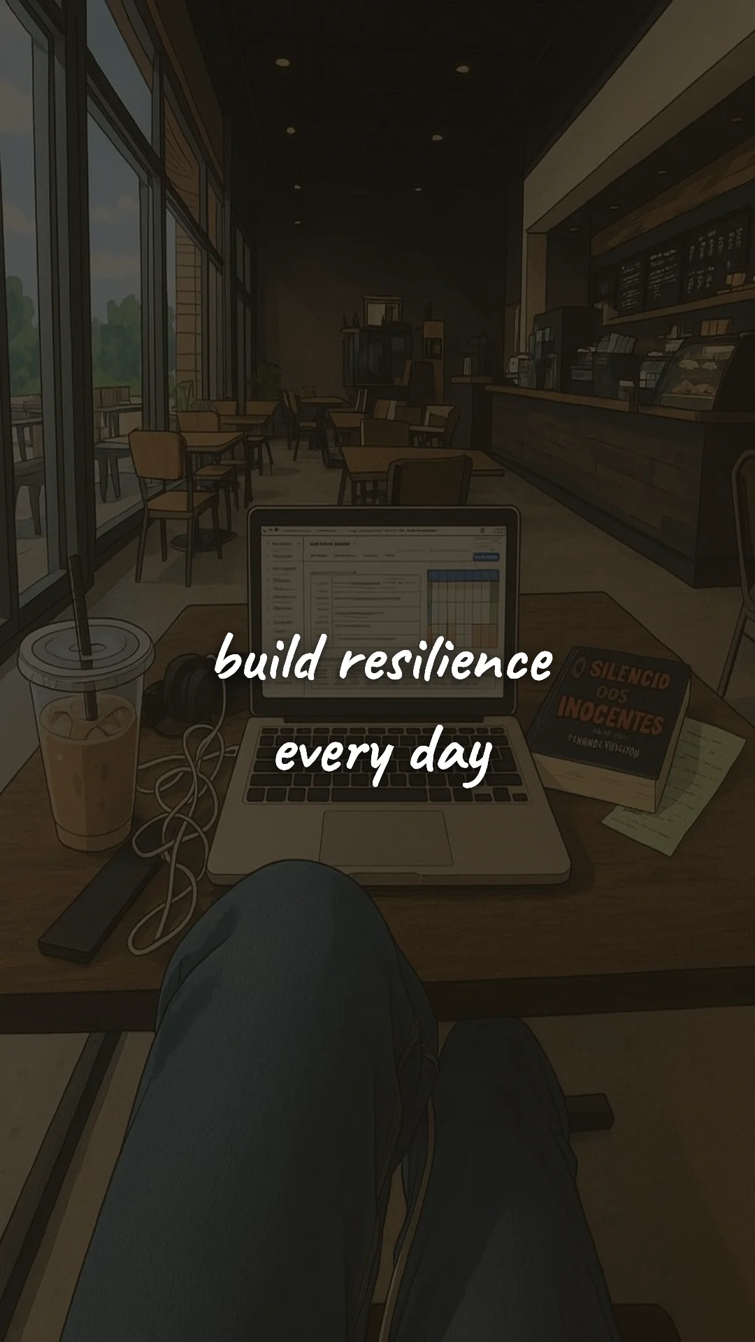 Build resilience every day. — discipline & self-growth wallpaper