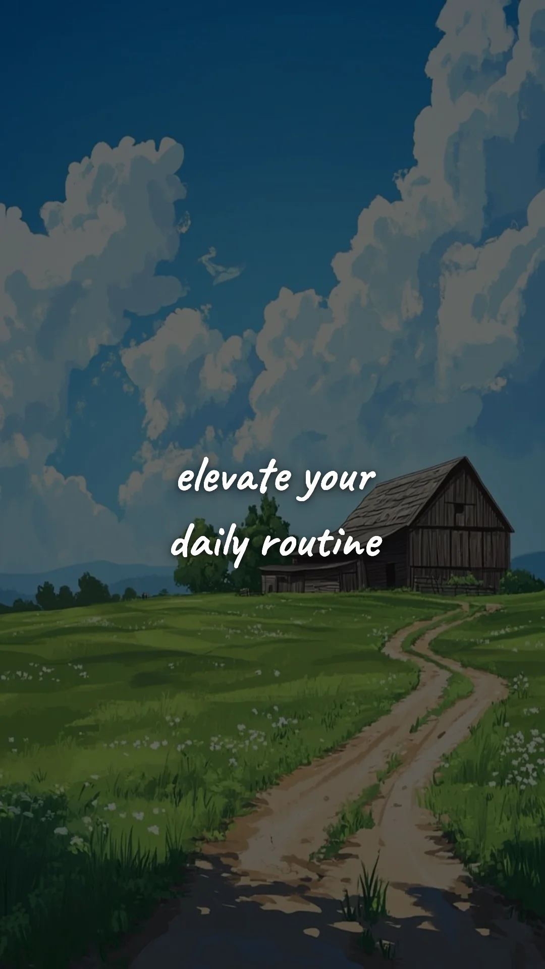 Elevate your daily routine. — discipline & self-growth wallpaper