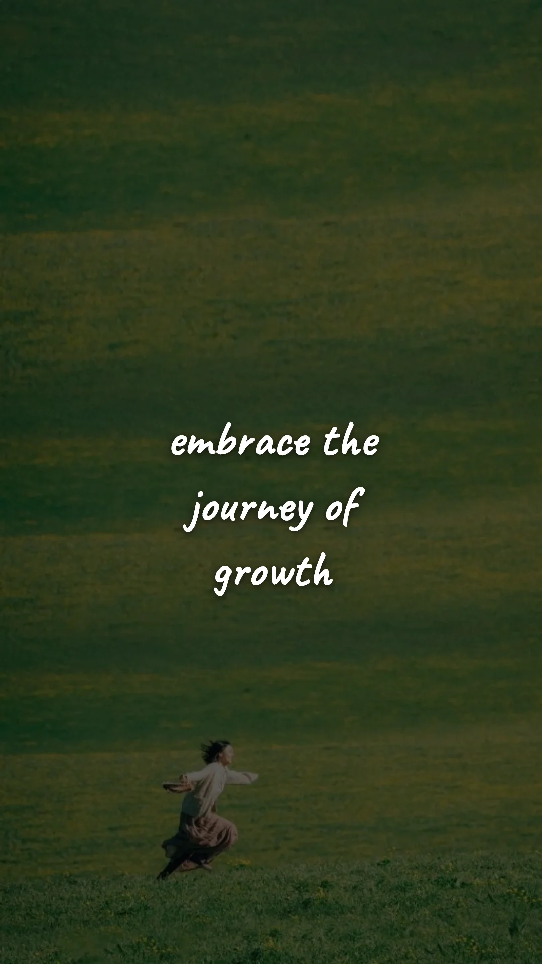 Embrace the journey of growth. — discipline & self-growth wallpaper