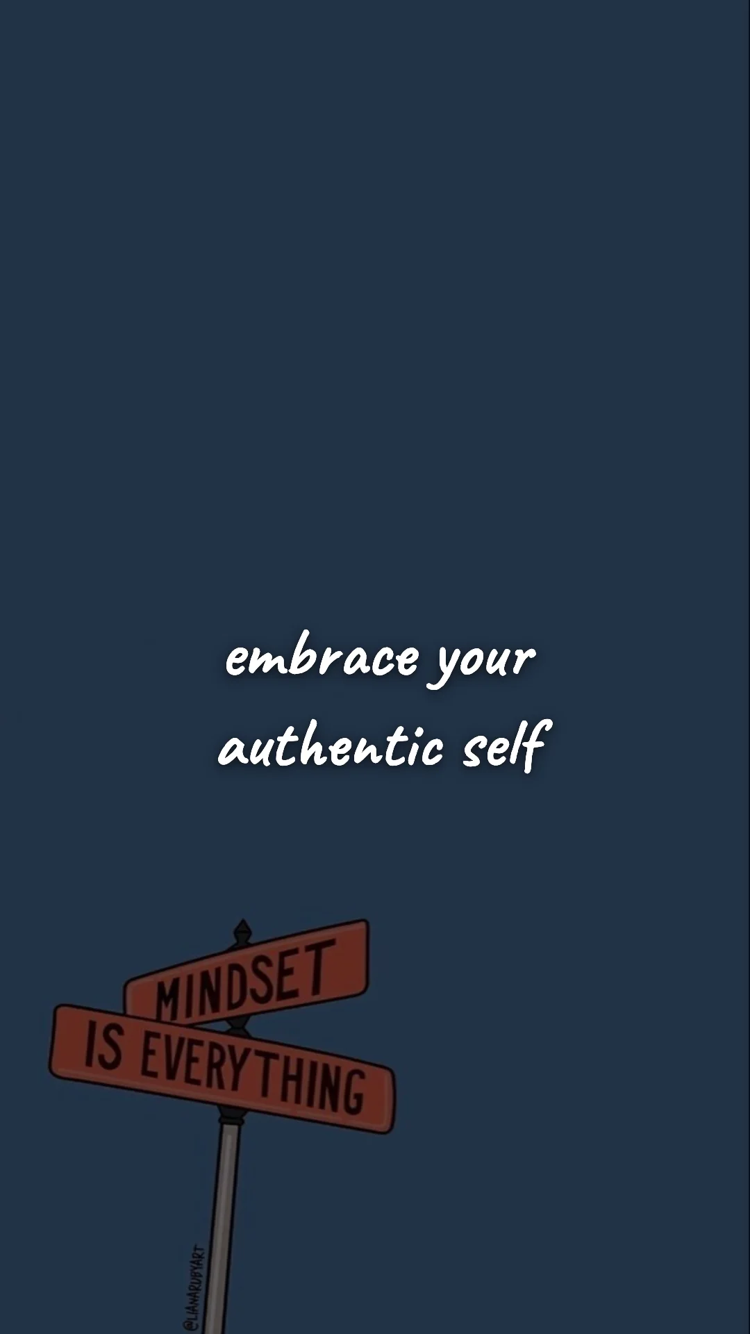 Embrace your authentic self. — discipline & self-growth wallpaper