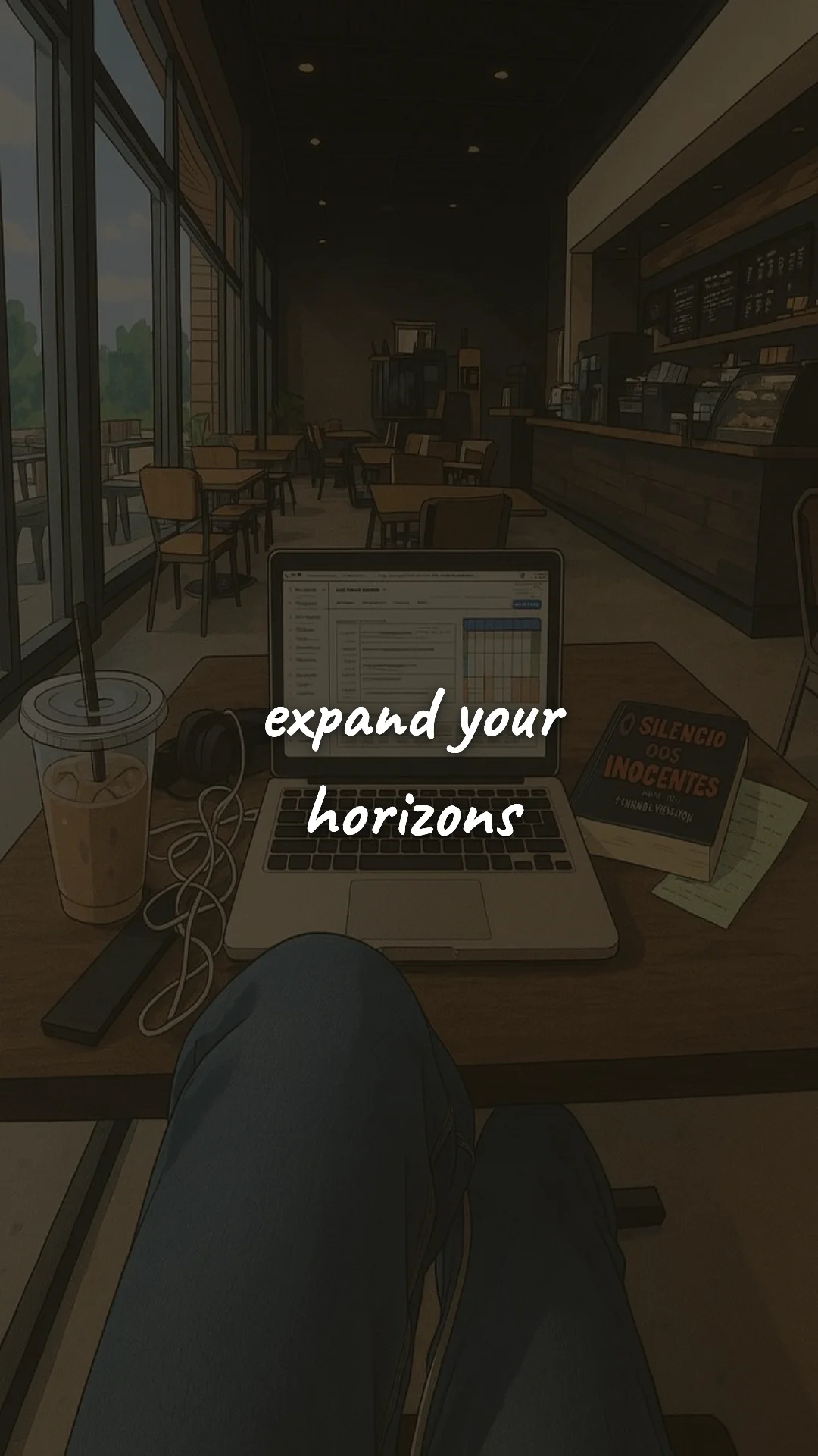 Expand your horizons. — discipline & self-growth wallpaper