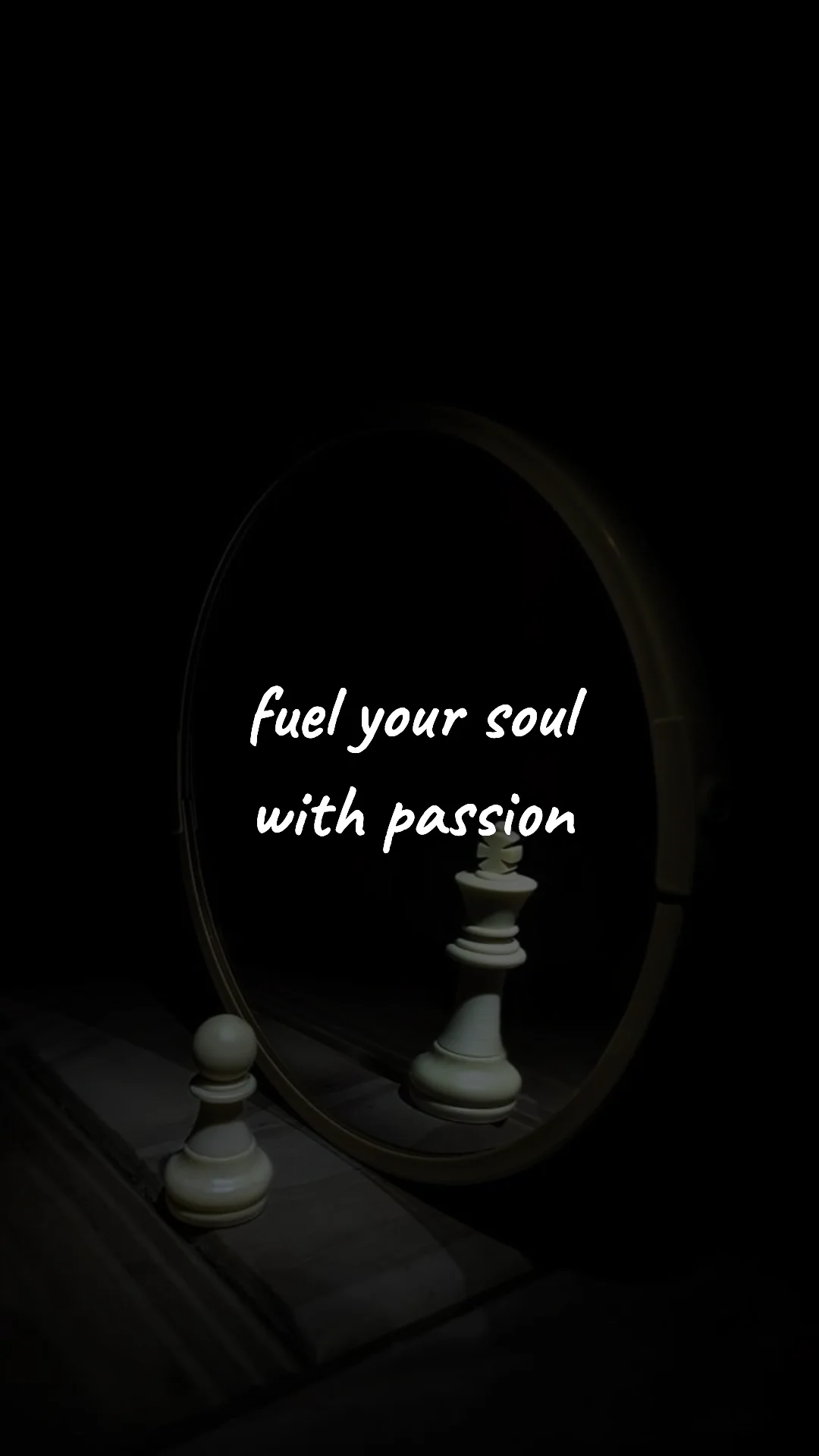 Fuel your soul with passion. — discipline & self-growth wallpaper