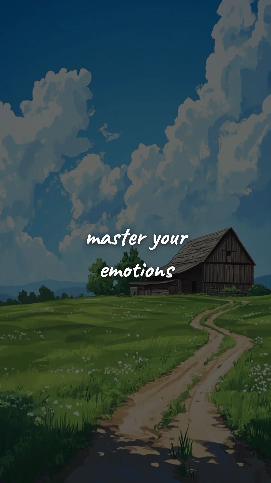 Master your emotions. — discipline & self-growth wallpaper