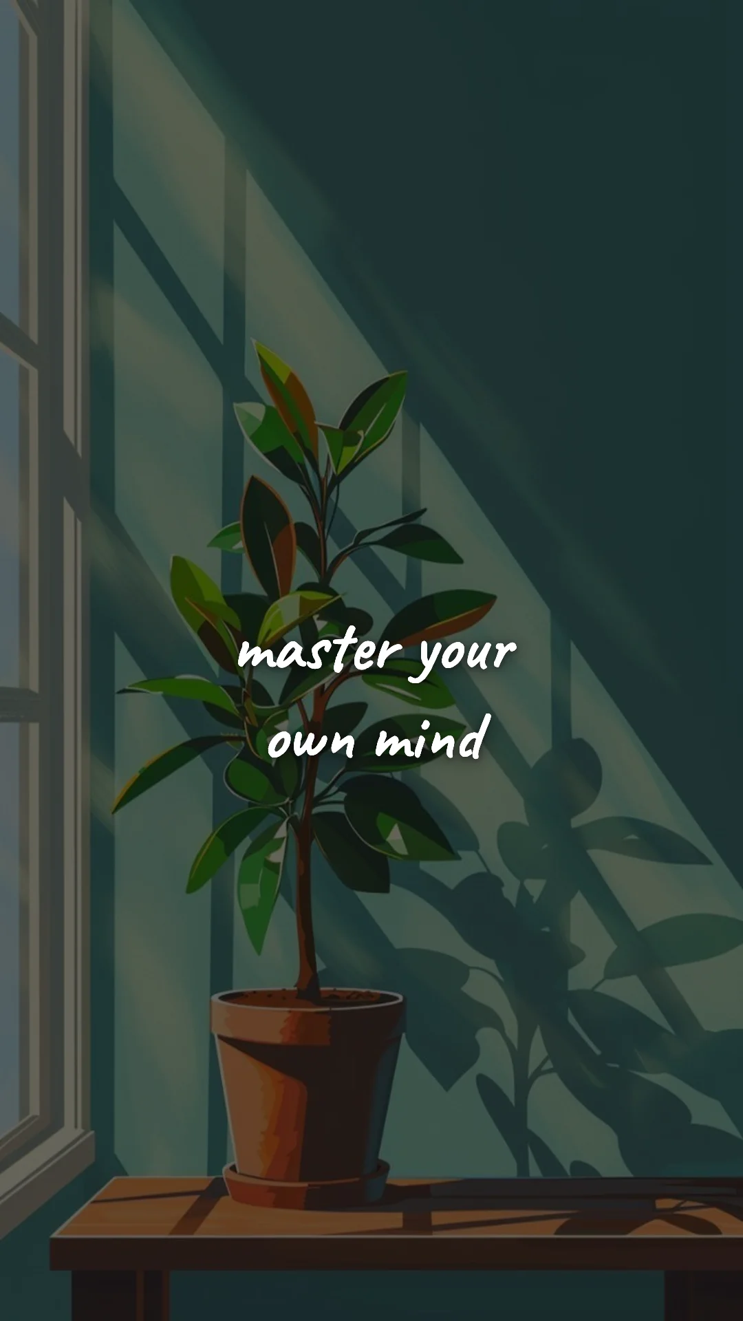 Master your own mind. — discipline & self-growth wallpaper
