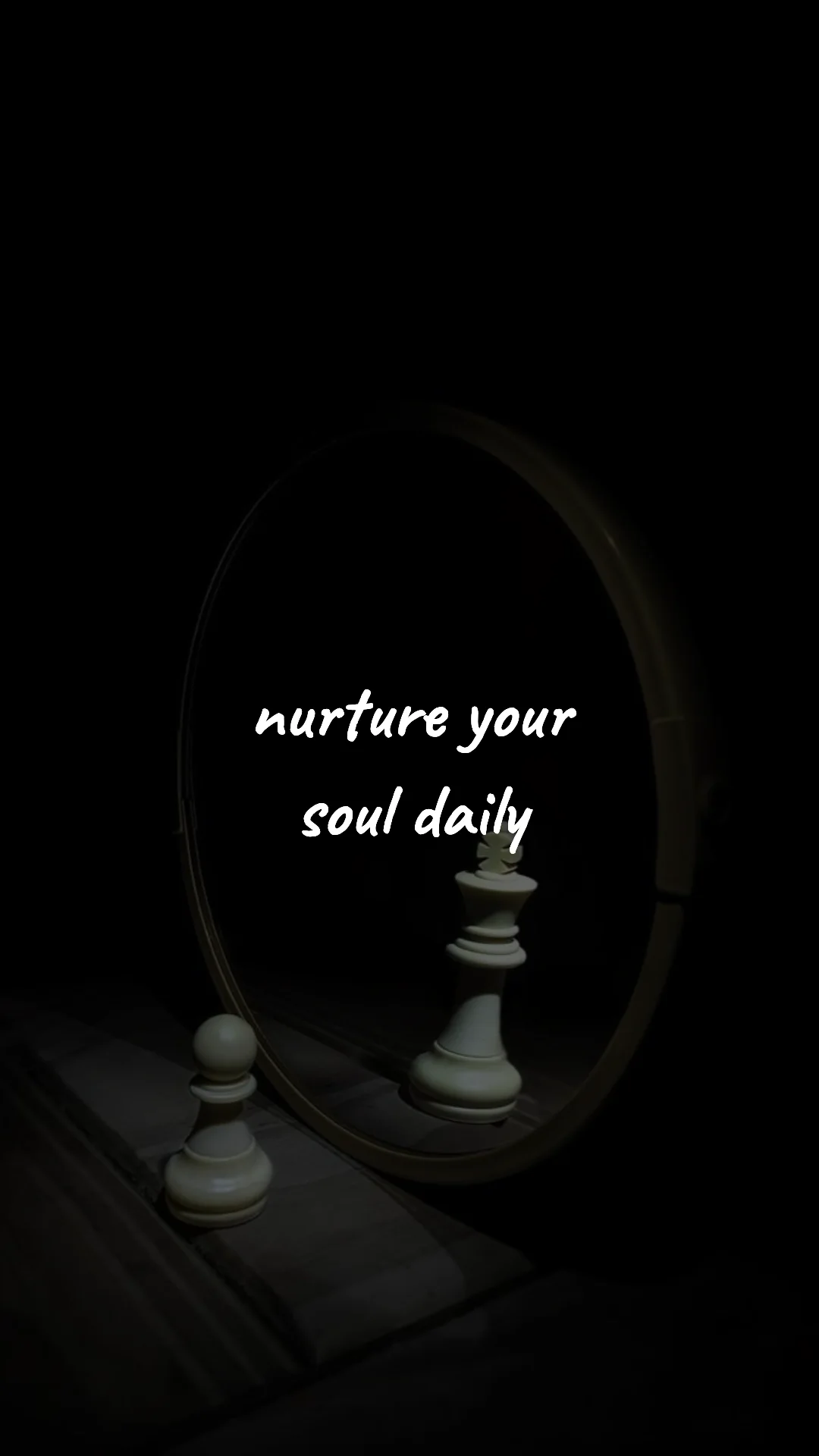 Nurture your soul daily. — discipline & self-growth wallpaper