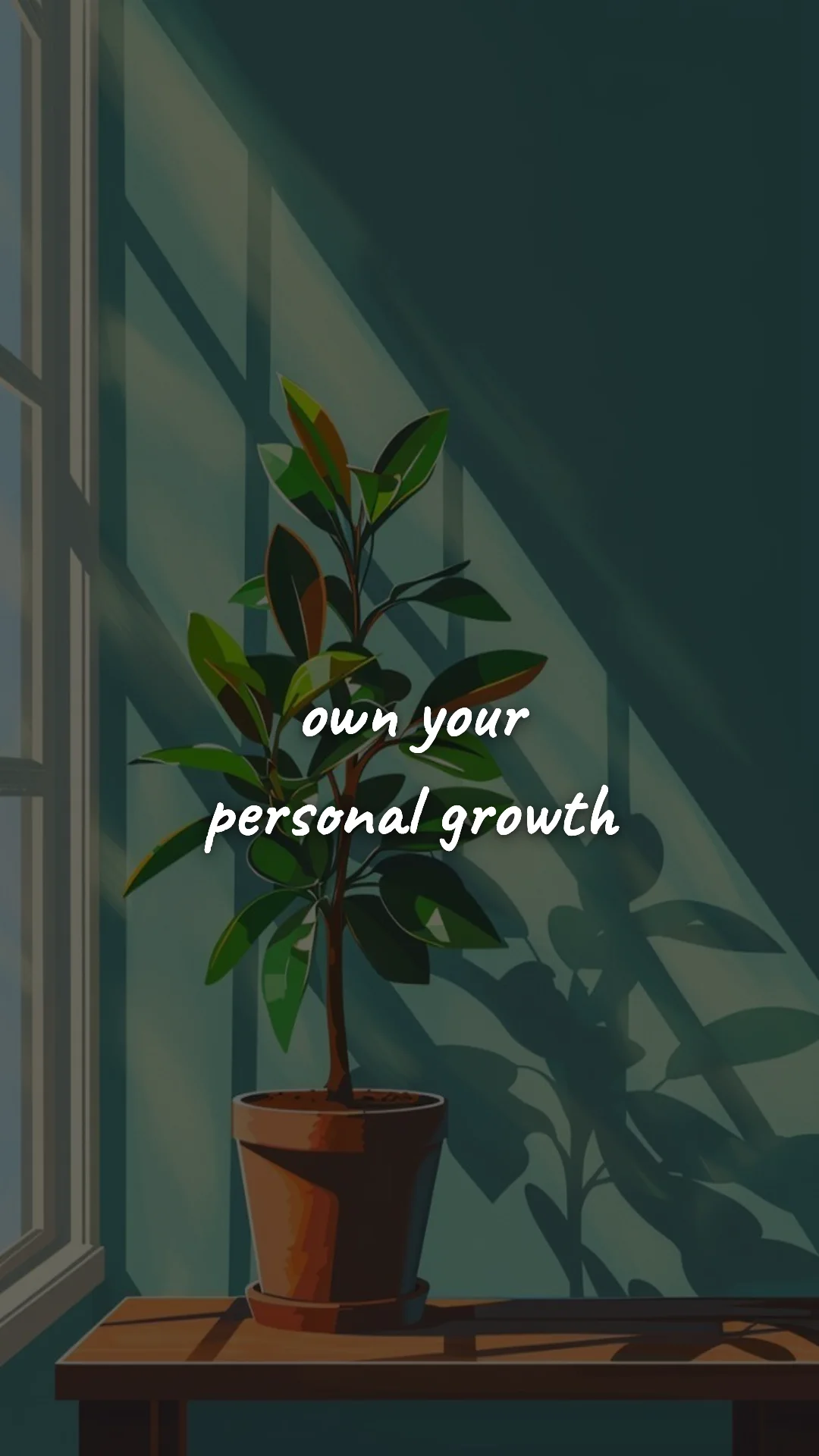 Own your personal growth. — discipline & self-growth wallpaper