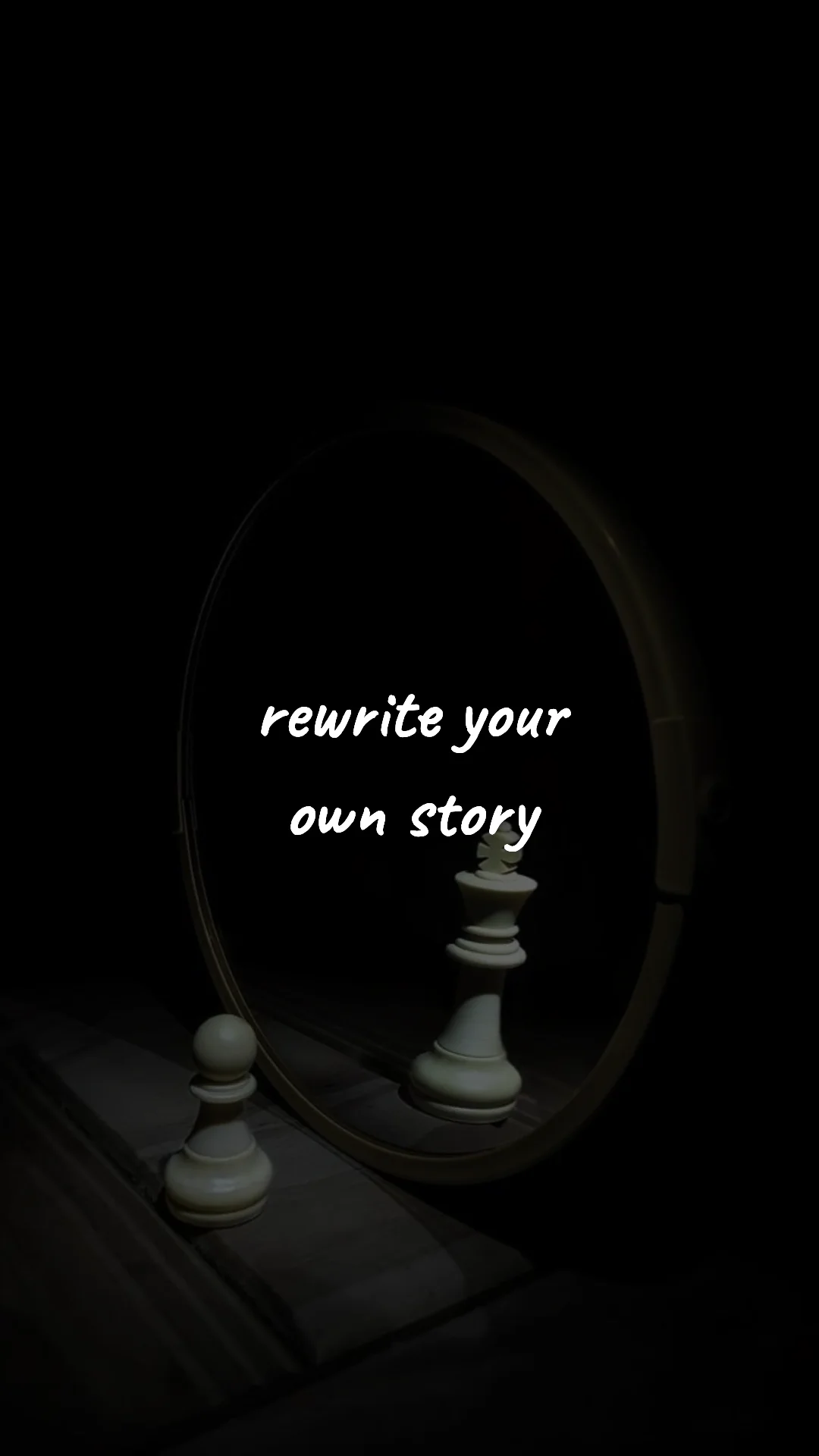 Rewrite your own story. — discipline & self-growth wallpaper