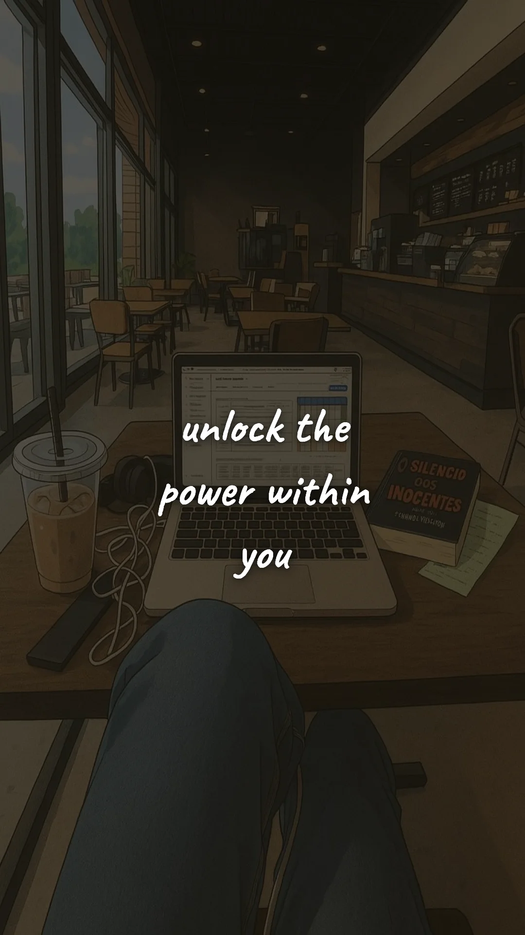 Unlock the power within you. — discipline & self-growth wallpaper