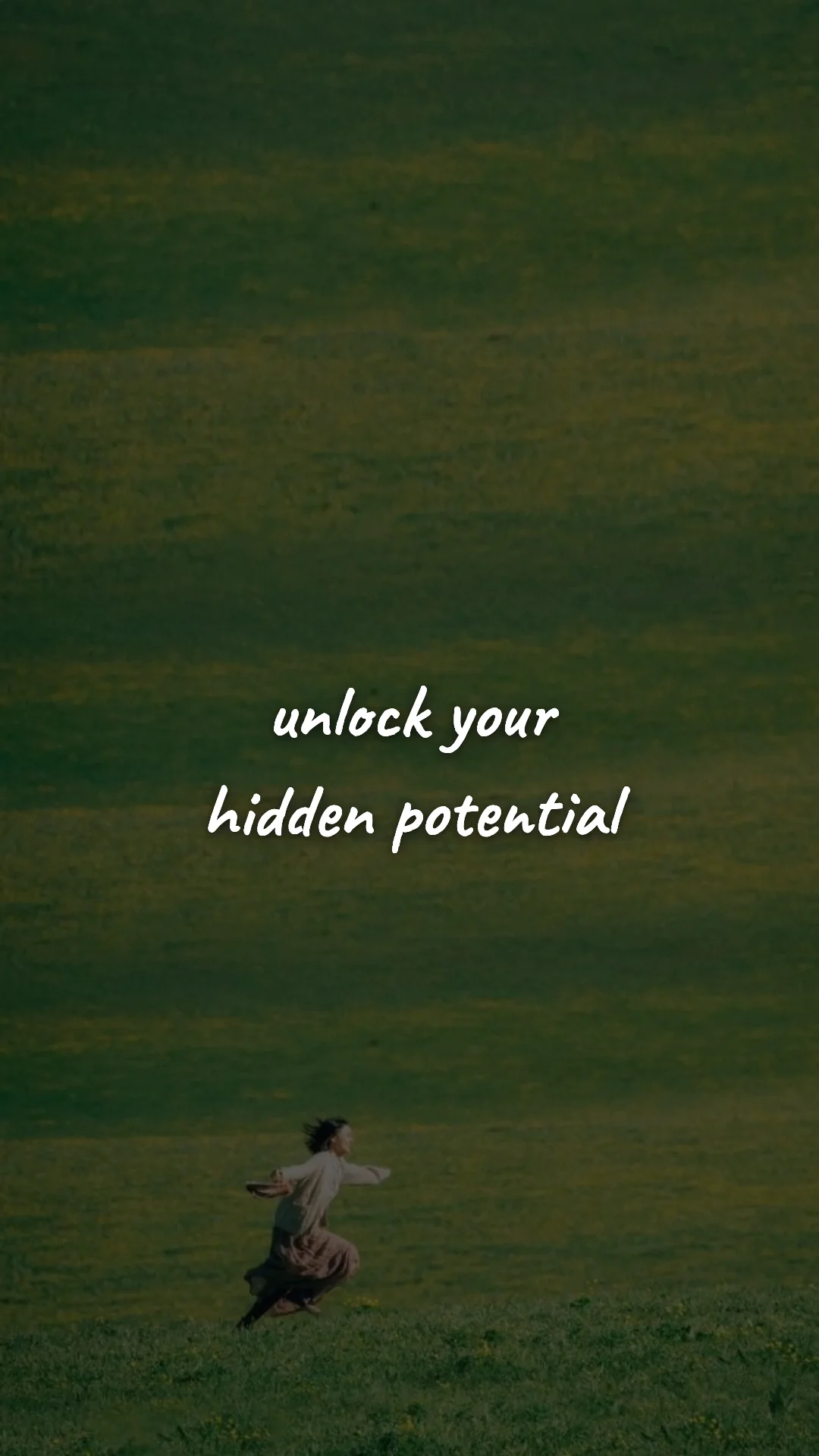 Unlock your hidden potential. — discipline & self-growth wallpaper