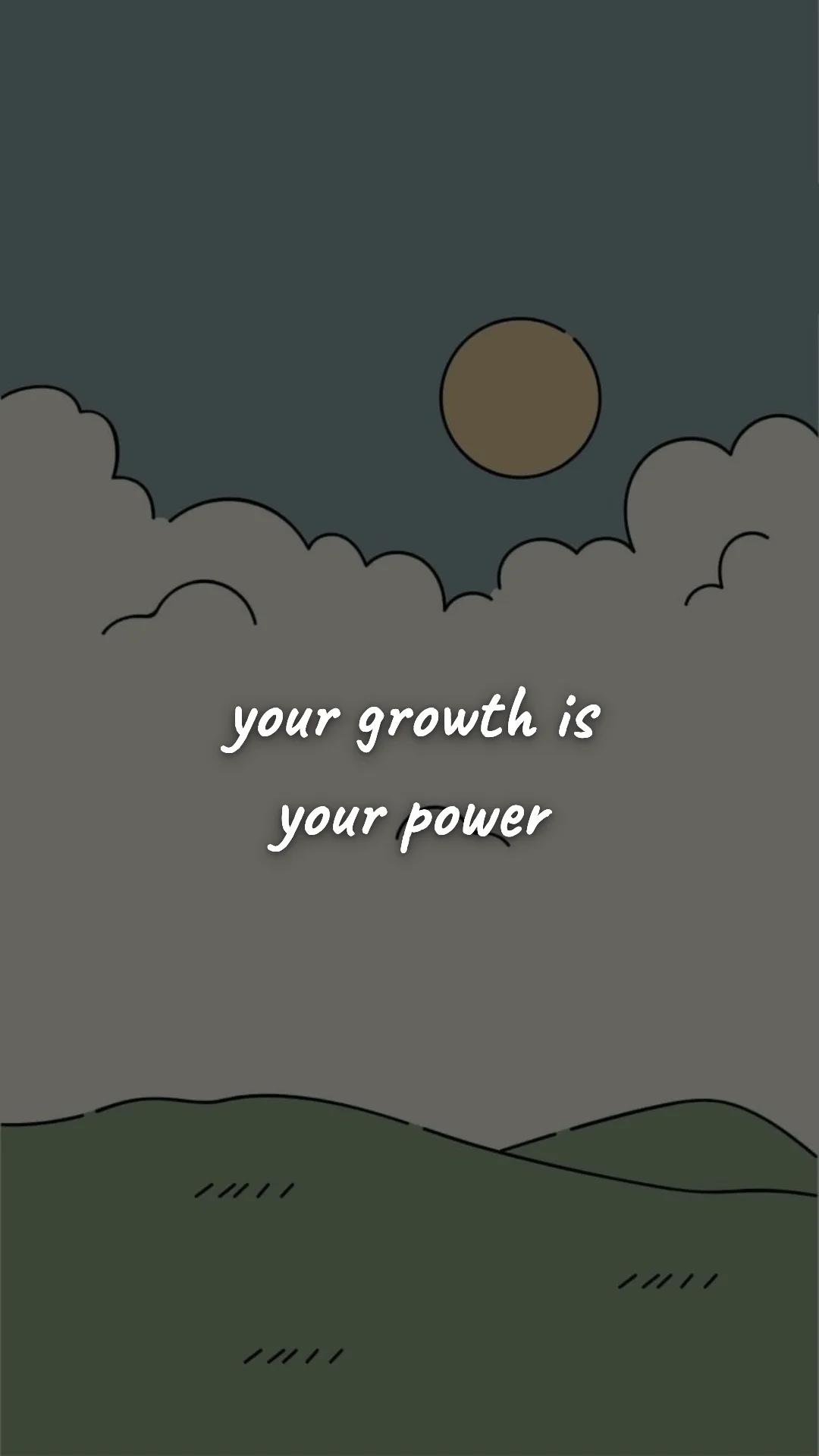Your growth is your power. — discipline & self-growth wallpaper