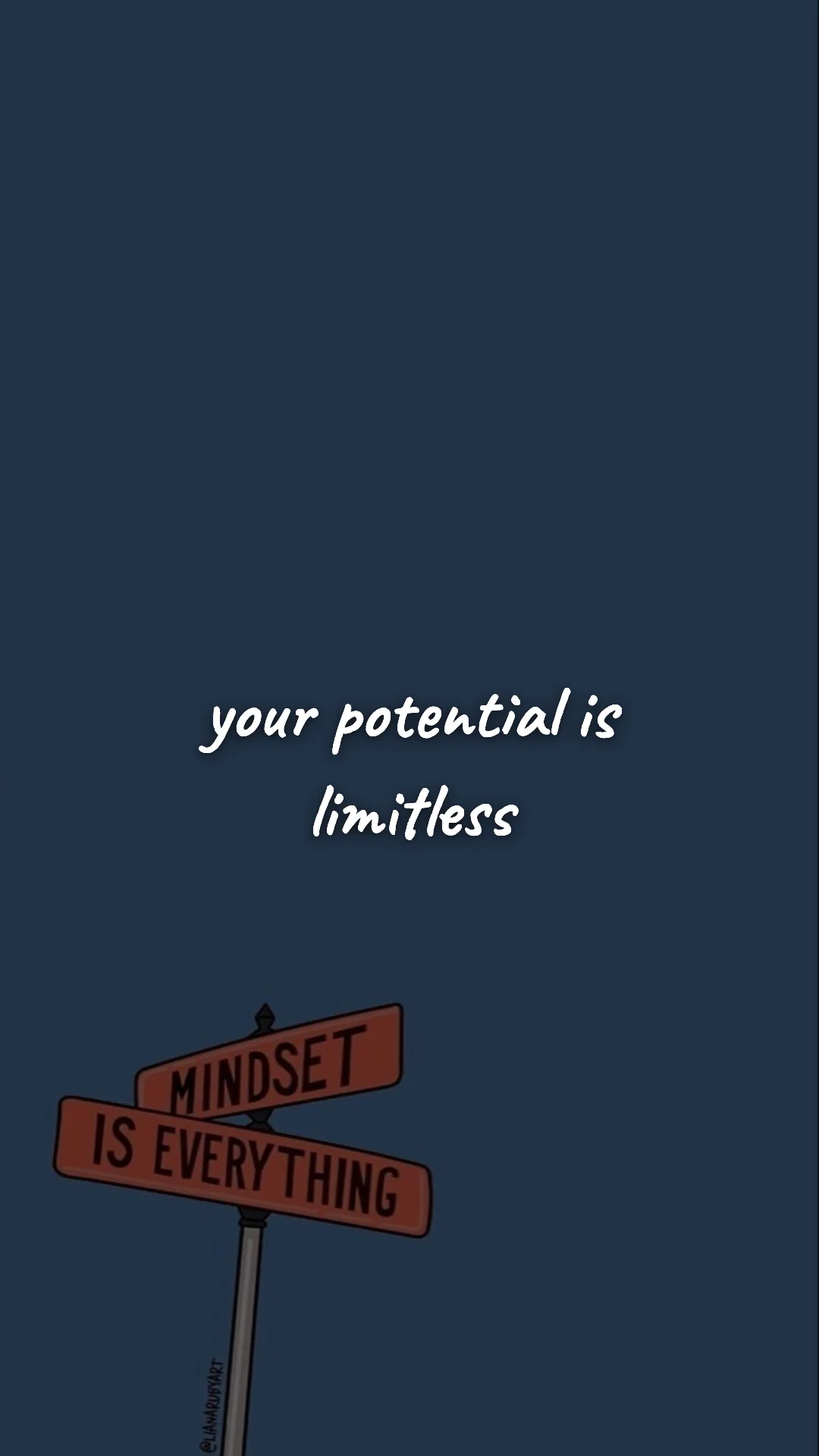 Your potential is limitless. — discipline & self-growth wallpaper