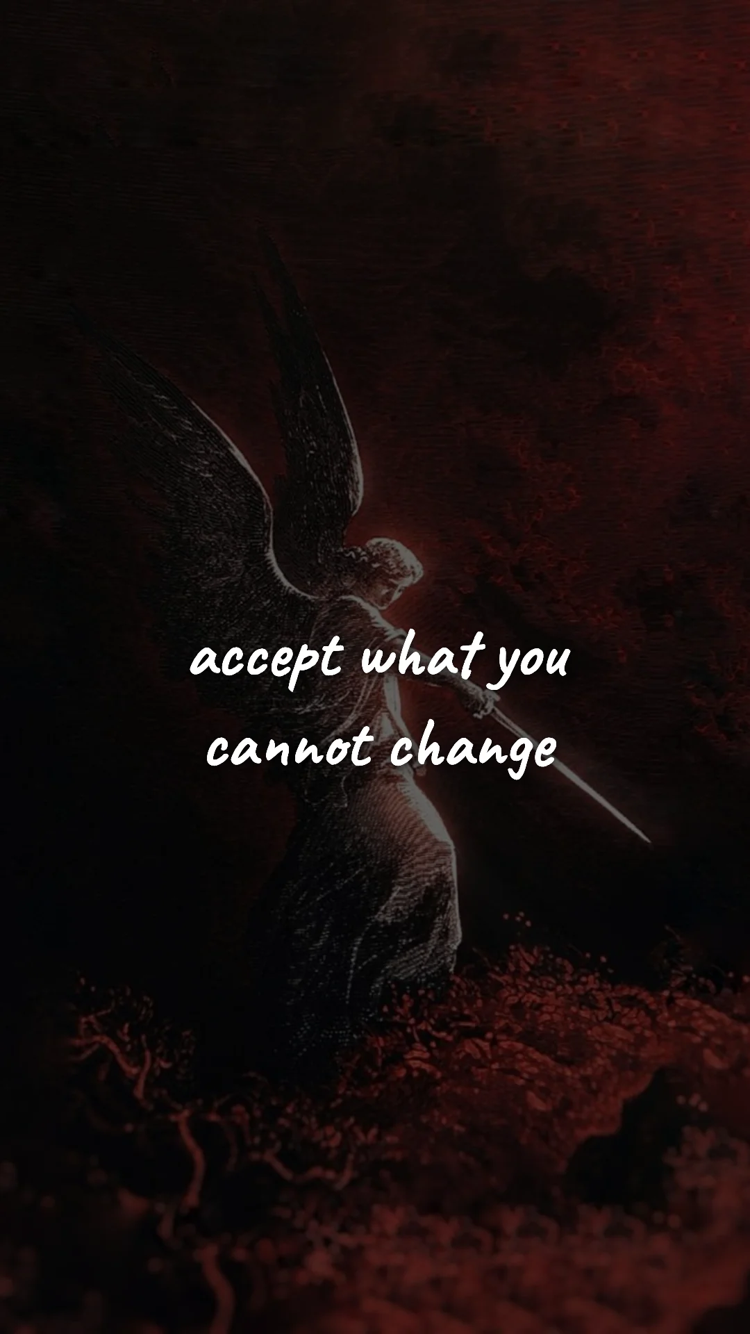 Accept what you cannot change. — stoic philosophy & daily wisdom wallpaper
