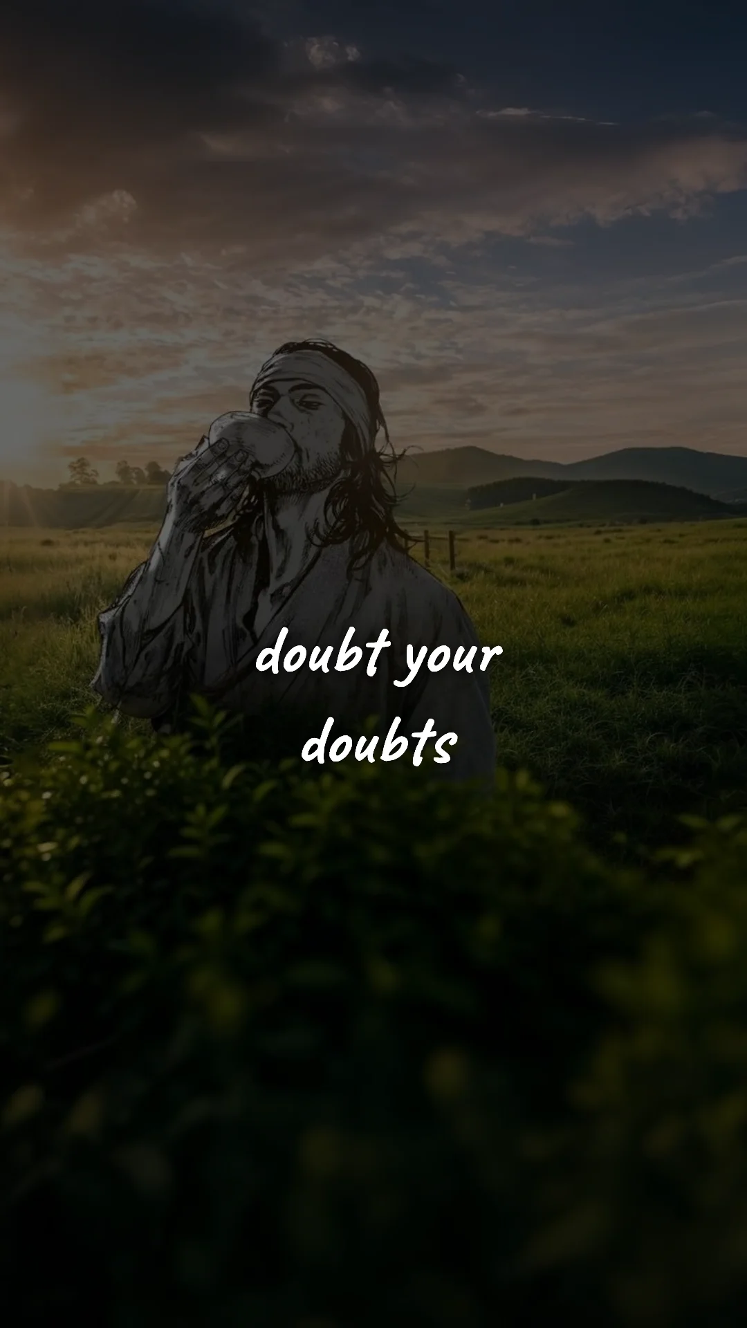 Doubt your doubts. — stoic philosophy & daily wisdom wallpaper