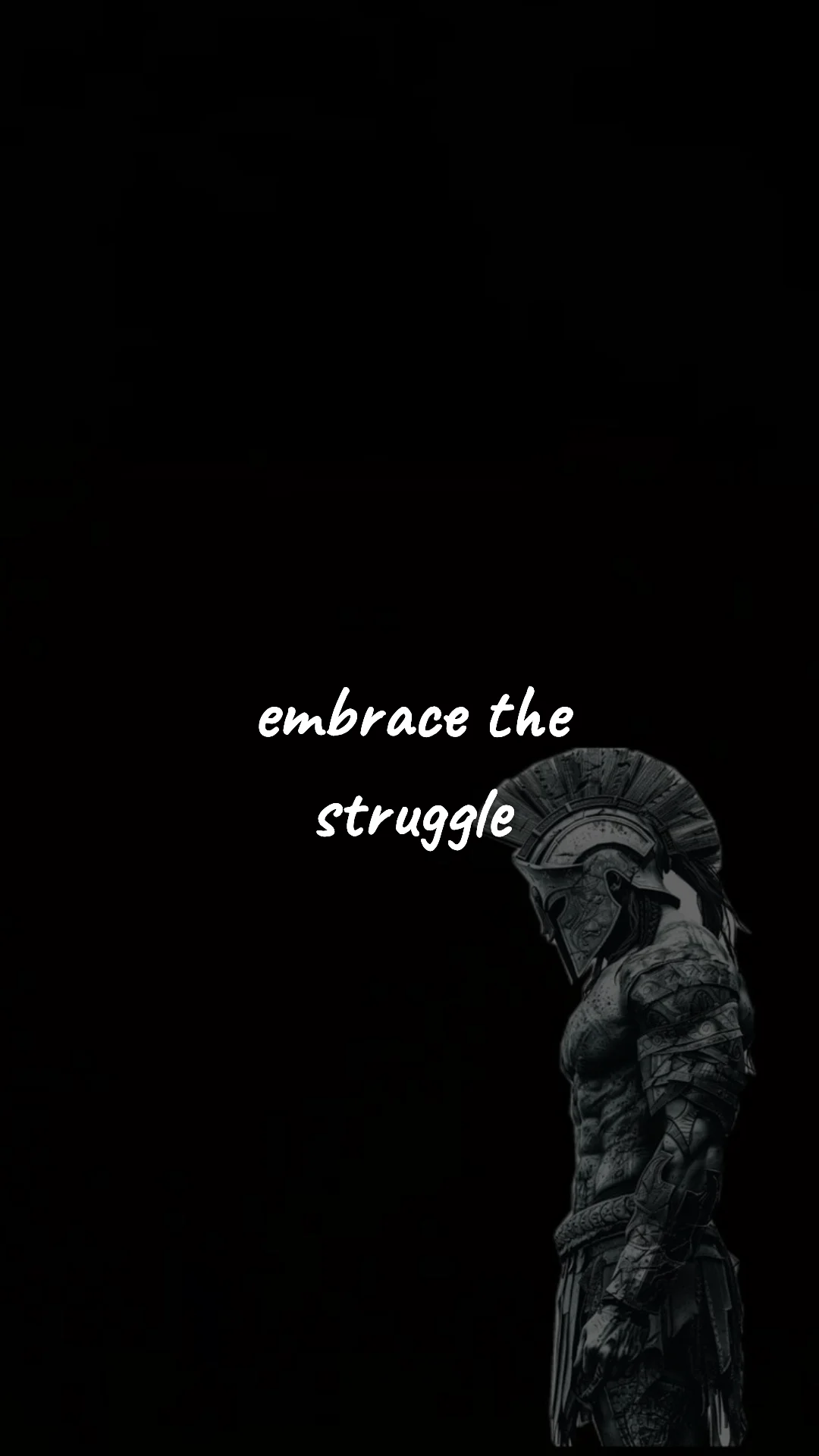 Embrace the struggle. — stoic philosophy & daily wisdom wallpaper