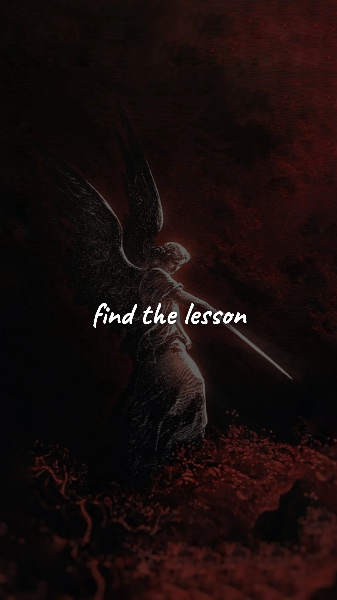 Find the lesson. — stoic philosophy & daily wisdom wallpaper