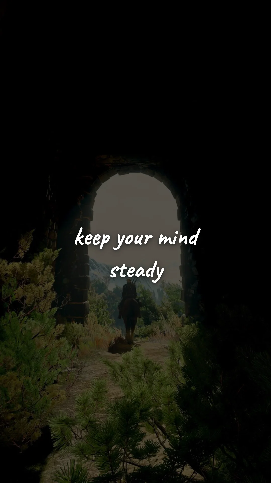 Keep your mind steady. — stoic philosophy & daily wisdom wallpaper