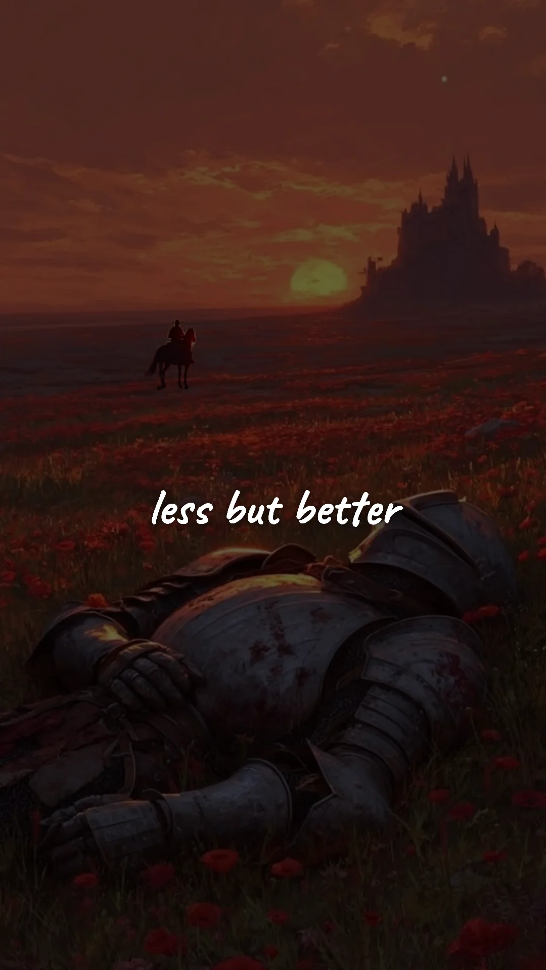 Less but better. — stoic philosophy & daily wisdom wallpaper
