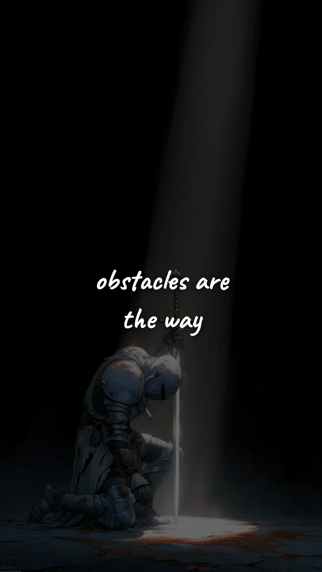 Obstacles are the way. — stoic philosophy & daily wisdom wallpaper