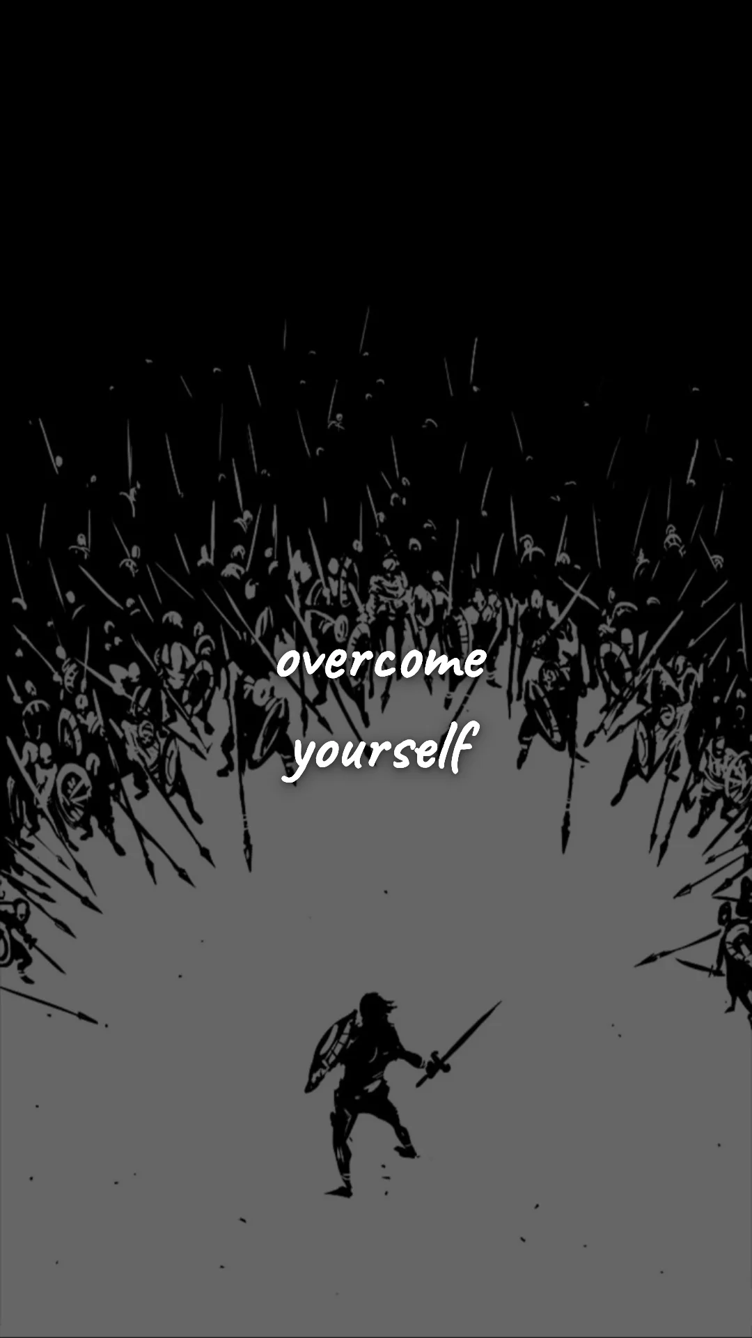 Overcome yourself. — stoic philosophy & daily wisdom wallpaper