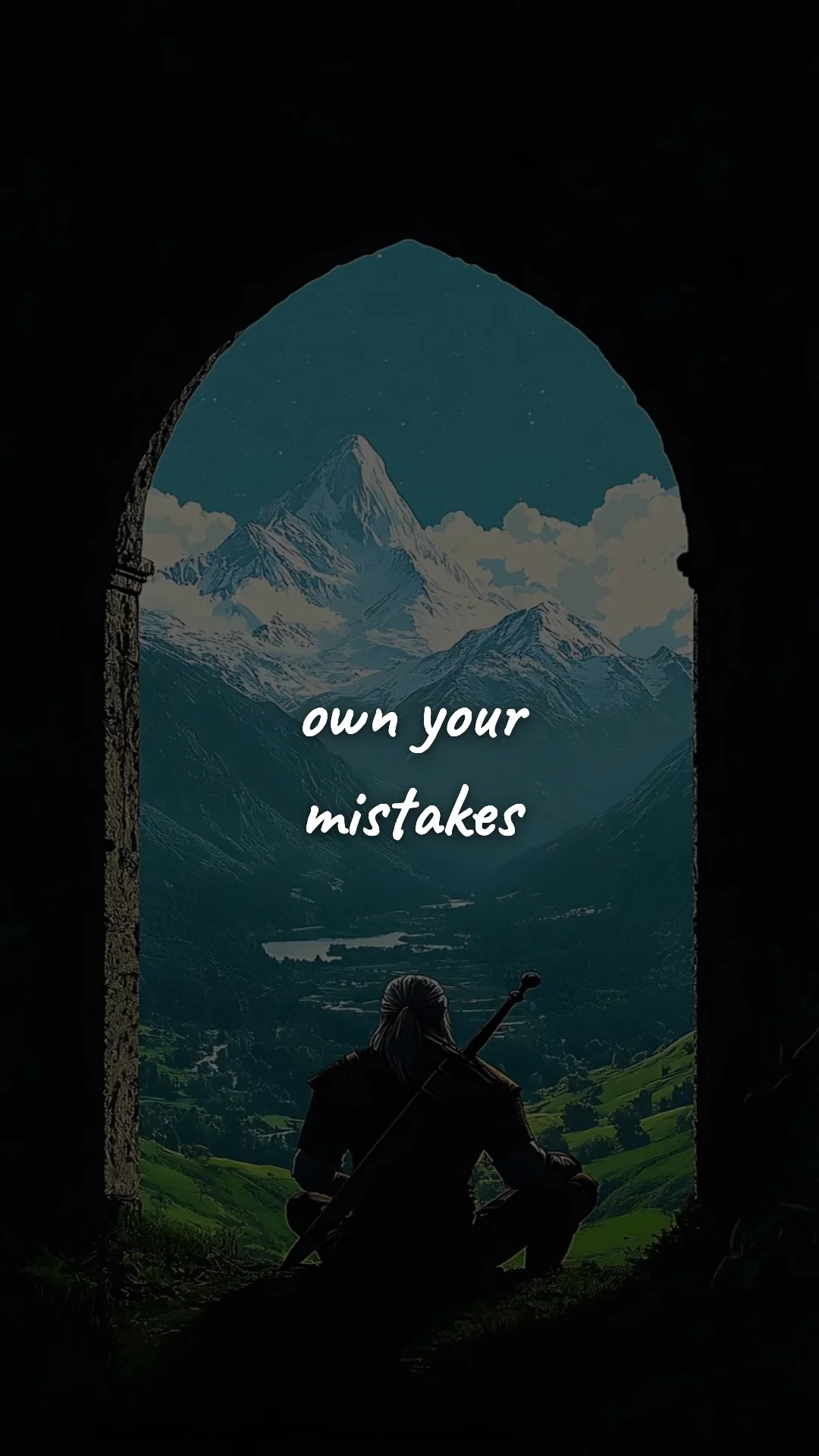 Own your mistakes. — stoic philosophy & daily wisdom wallpaper
