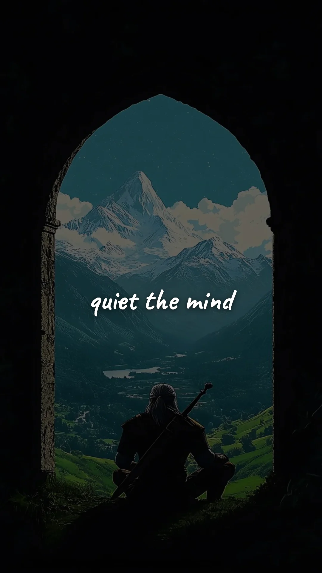 Quiet the mind. — stoic philosophy & daily wisdom wallpaper