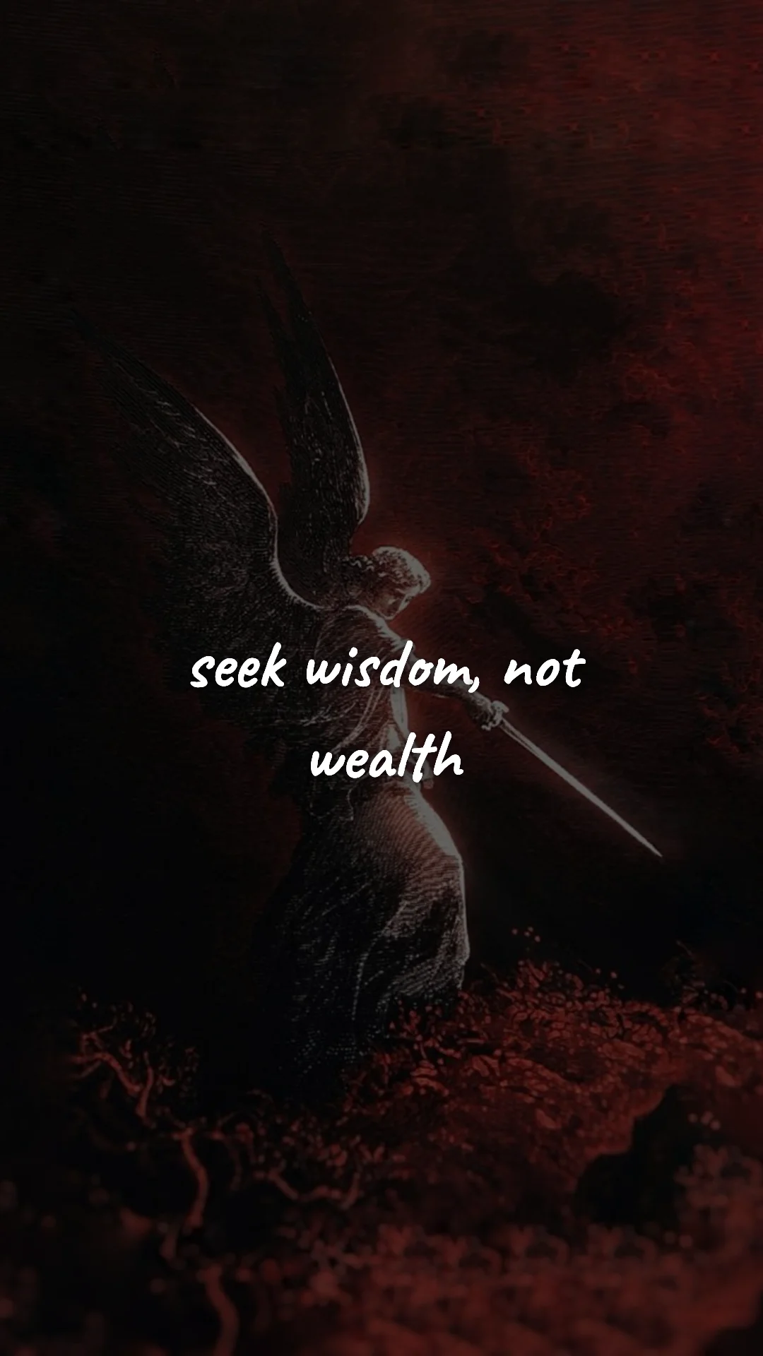 Seek wisdom, not wealth. — stoic philosophy & daily wisdom wallpaper