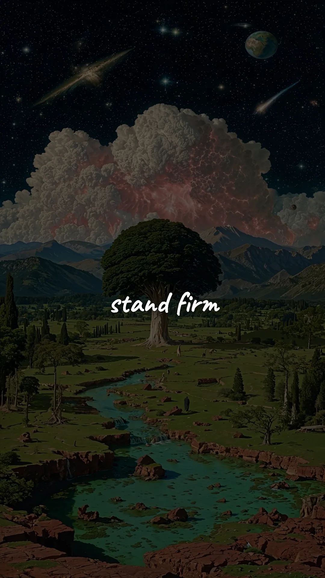 Stand firm. — stoic philosophy & daily wisdom wallpaper