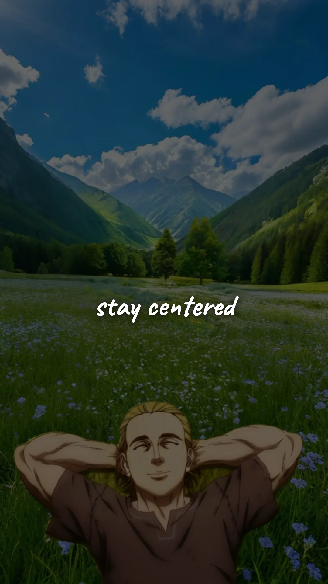 Stay centered. — stoic philosophy & daily wisdom wallpaper
