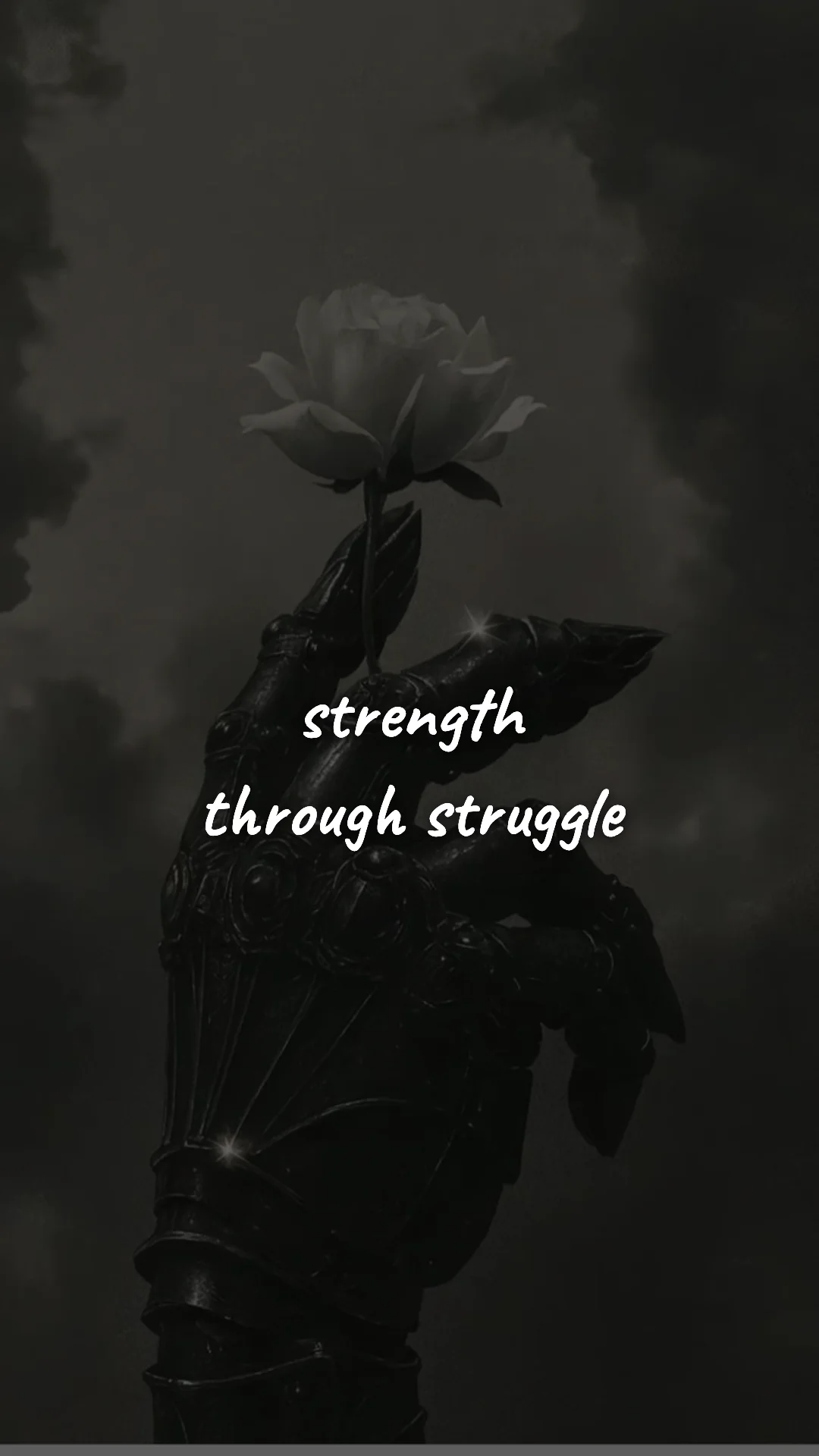 Strength through struggle. — stoic philosophy & daily wisdom wallpaper