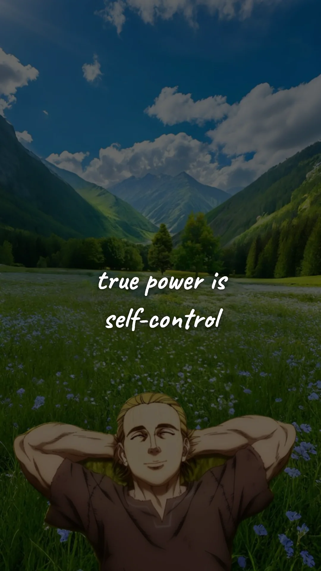 True power is self-control. — stoic philosophy & daily wisdom wallpaper
