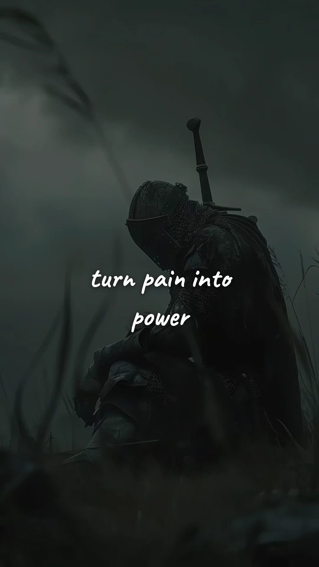 Turn pain into power. — stoic philosophy & daily wisdom wallpaper