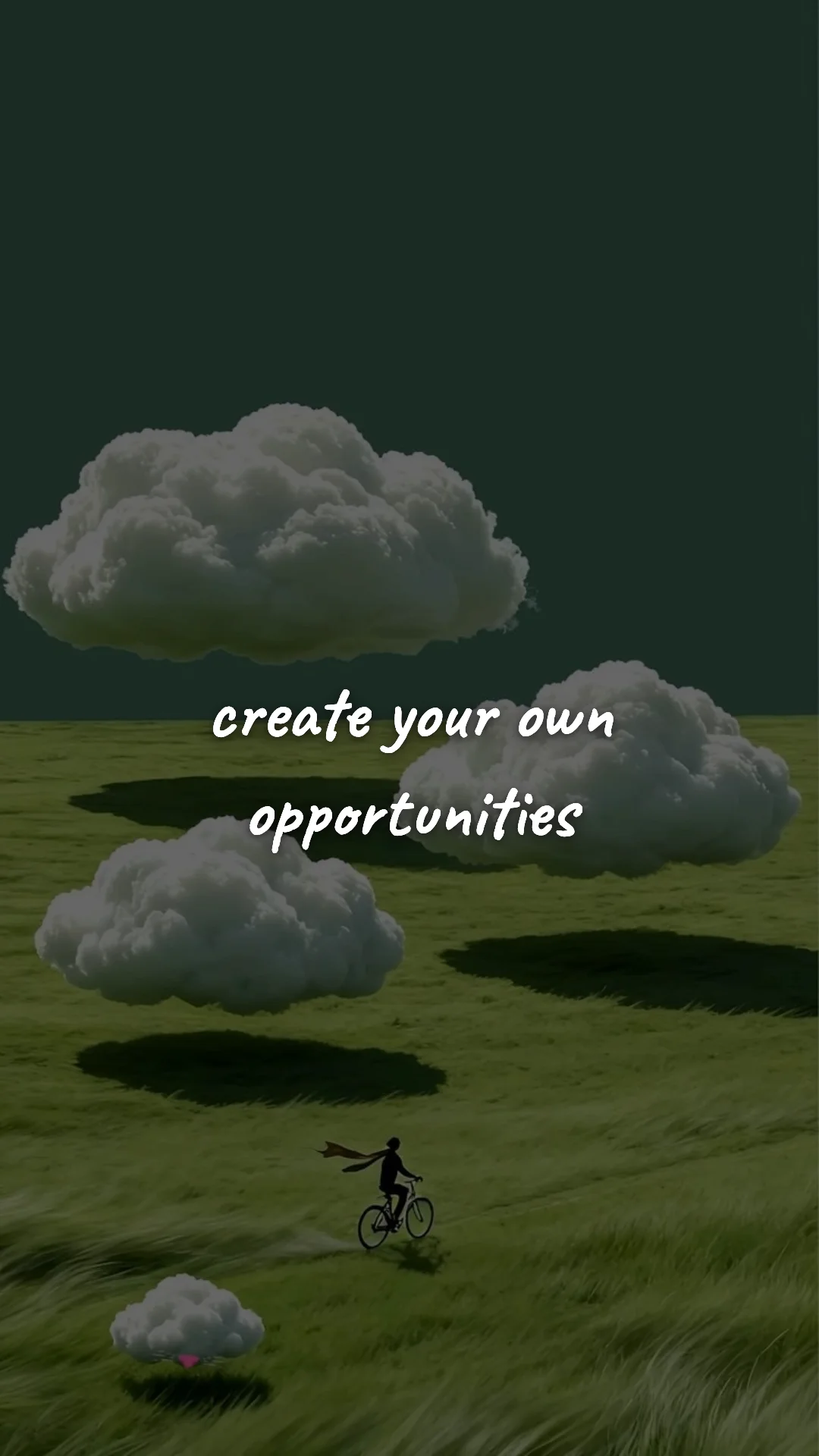 Create your own opportunities. — study & student motivation wallpaper