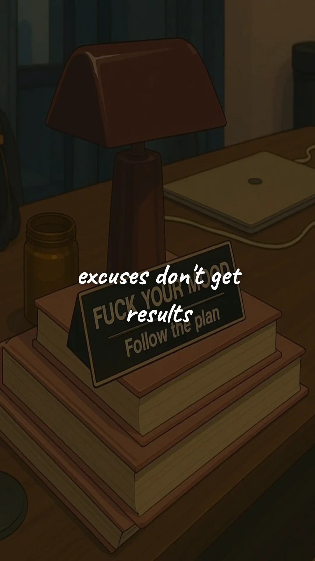 Excuses don't get results. — study & student motivation wallpaper