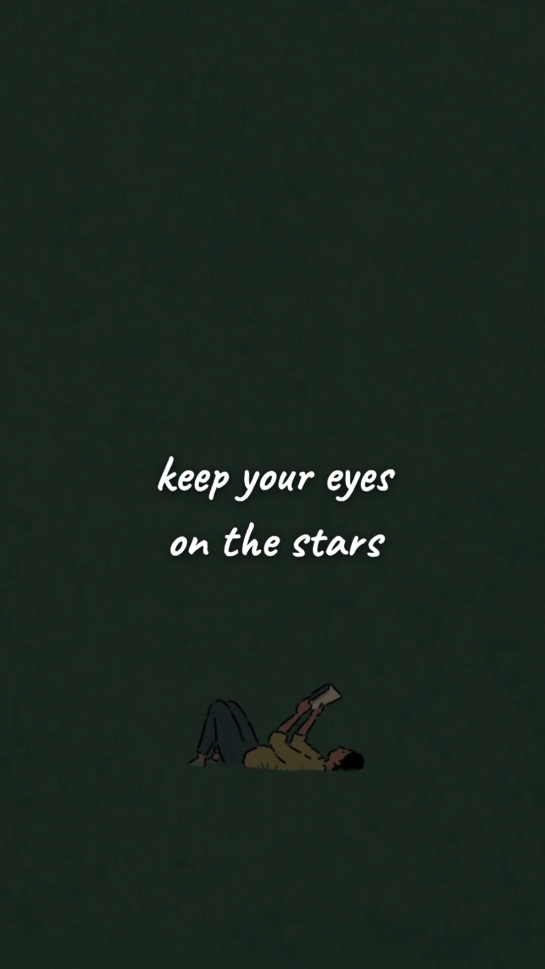 Keep your eyes on the stars. — study & student motivation wallpaper