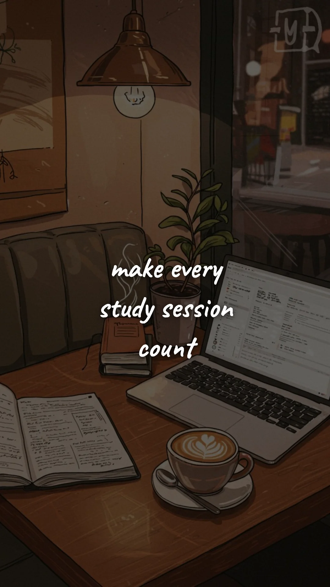 Make every study session count. — study & student motivation wallpaper