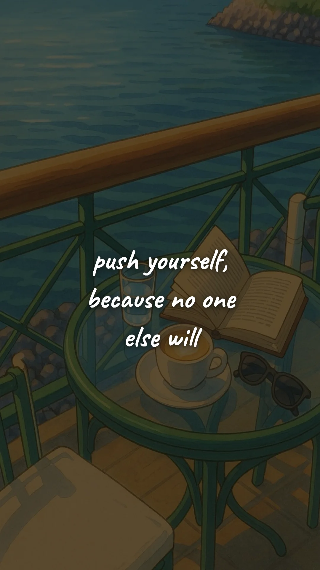 Push yourself, because no one else will. — study & student motivation wallpaper