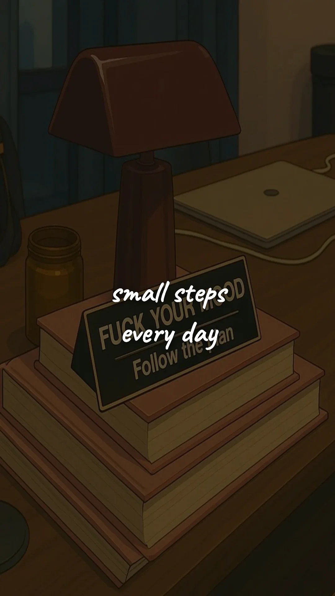 Small steps every day. — study & student motivation wallpaper