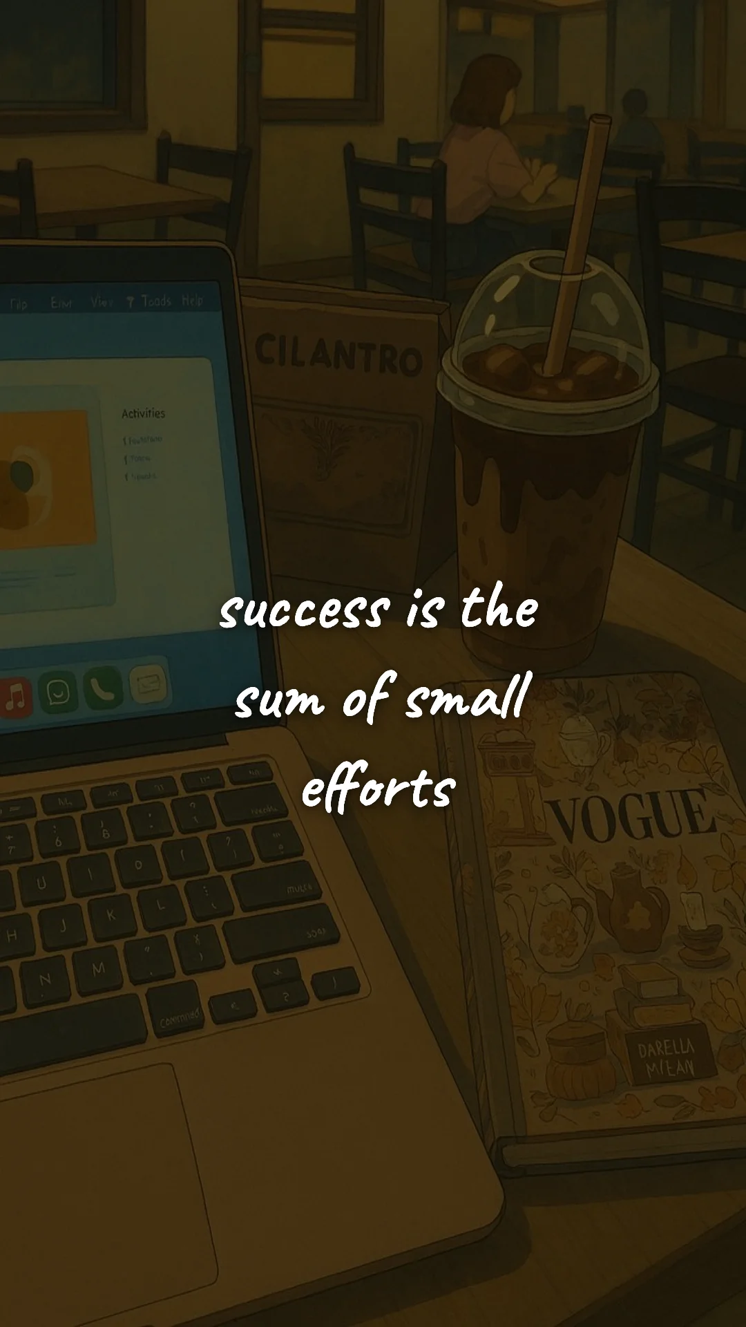 Success is the sum of small efforts. — study & student motivation wallpaper